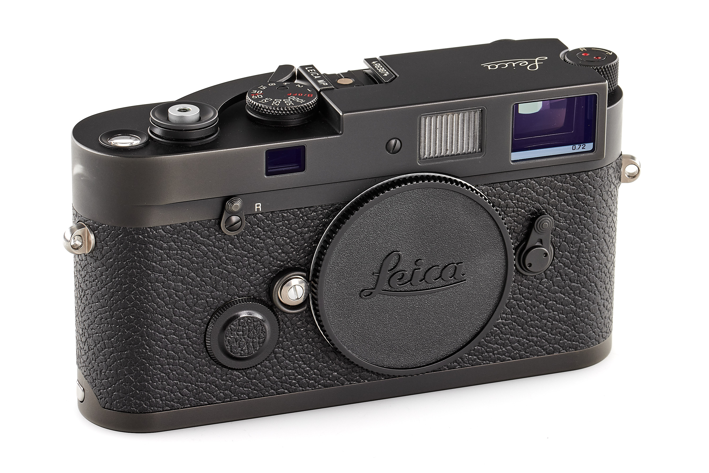 Leica MP 0.72 black anodised 'à la carte'