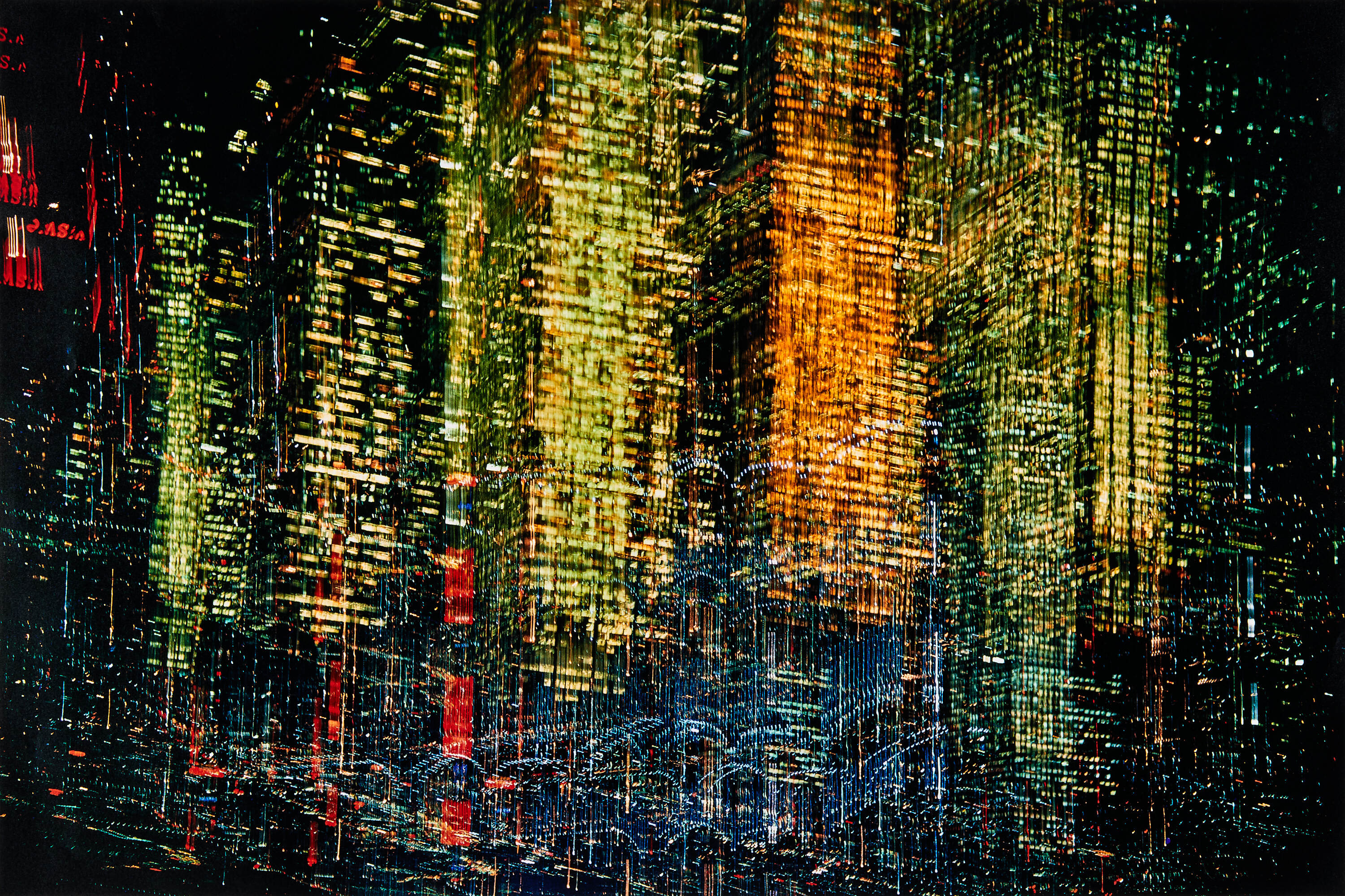 ERNST HAAS (1921–1986) - Lights of New York City, 1970s*