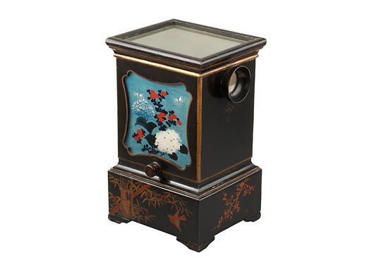 Unique Early Japanese Lacquered Graphoscope
