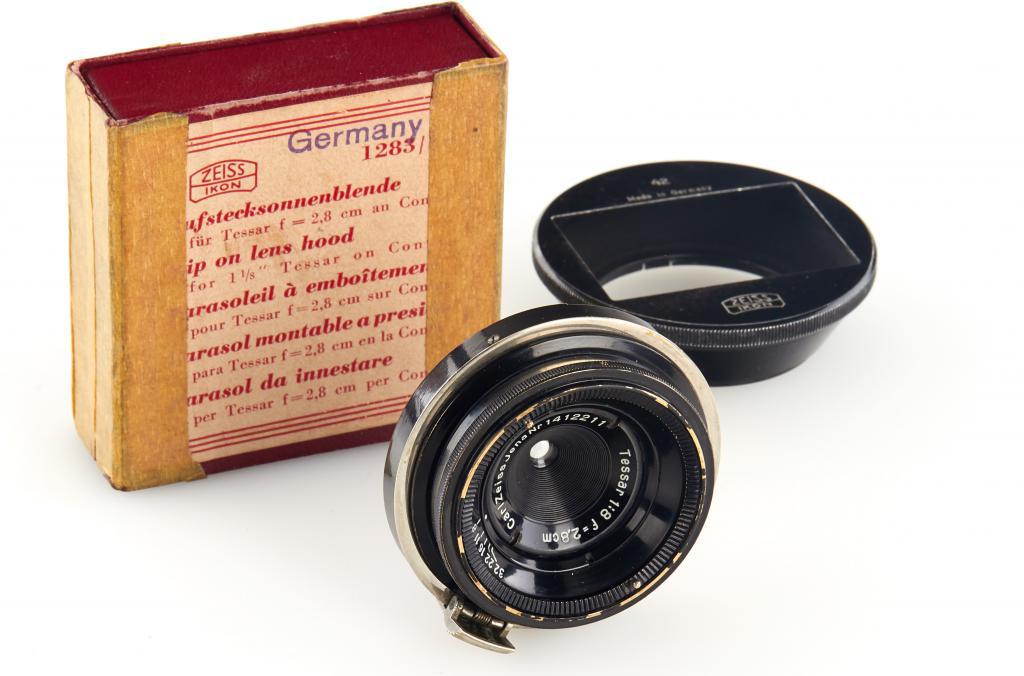 Carl Zeiss Jena 8/2.8cm Tessar Nickel