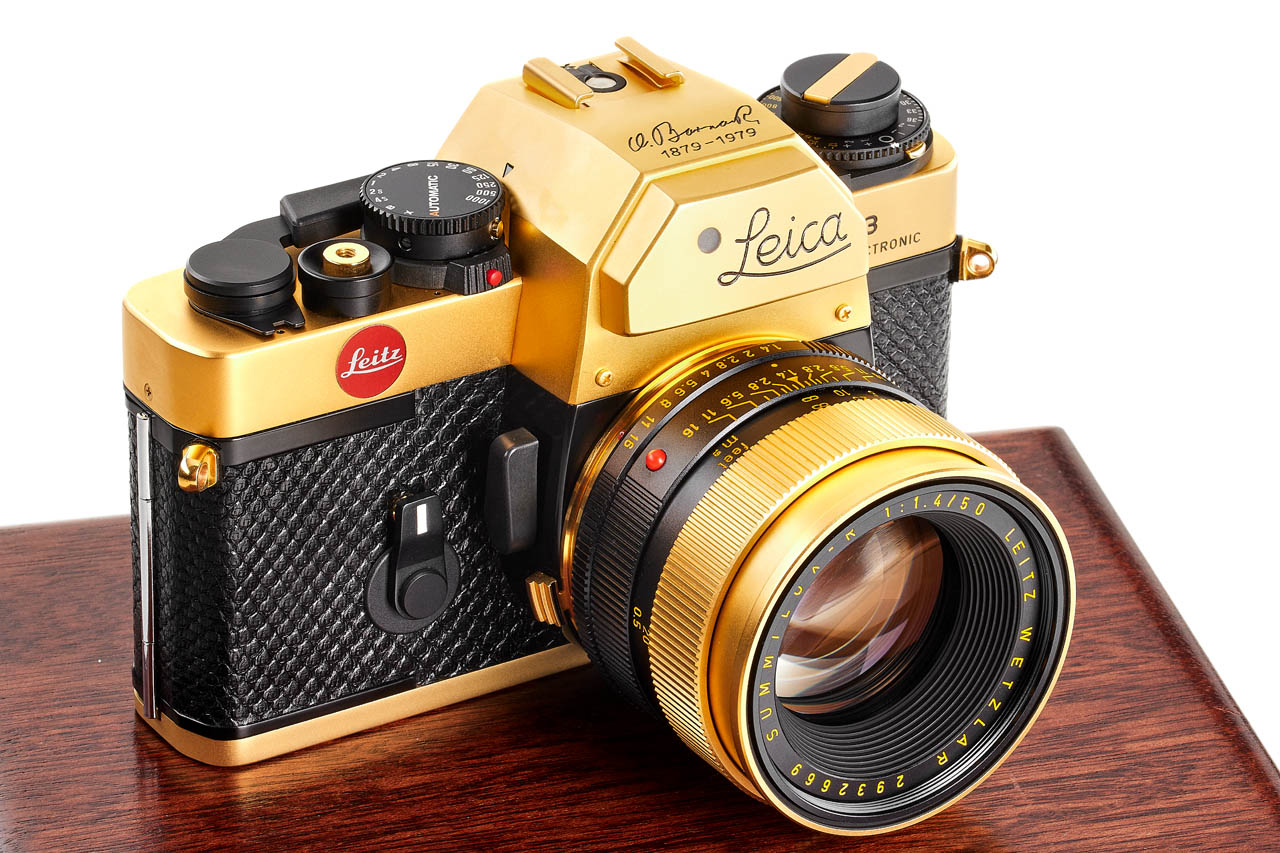 Leica R3 Gold 'Oskar Barnack'+ Summilux-R 1.4/50mm *