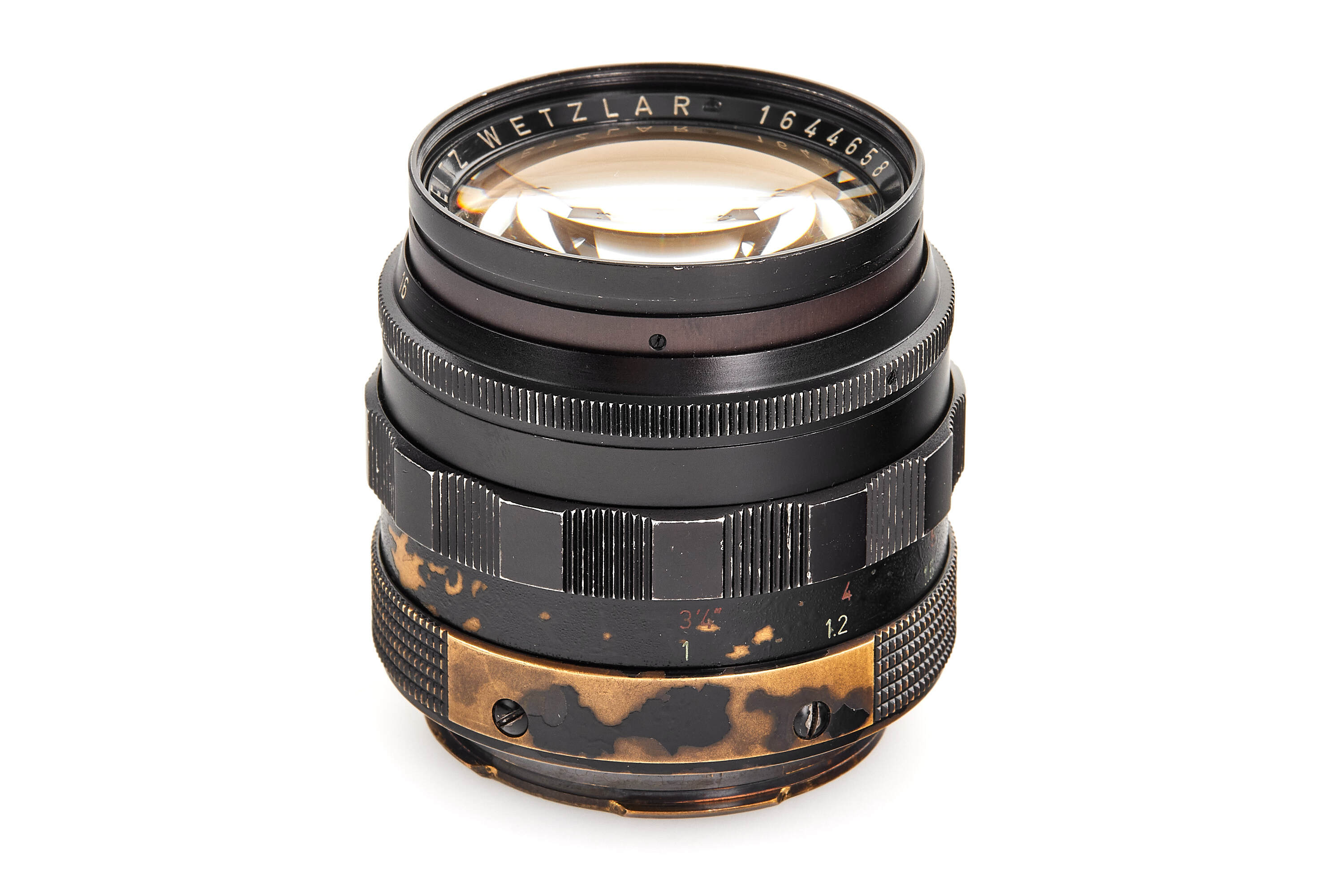 Summilux 1.4/50mm black paint / brass mount *