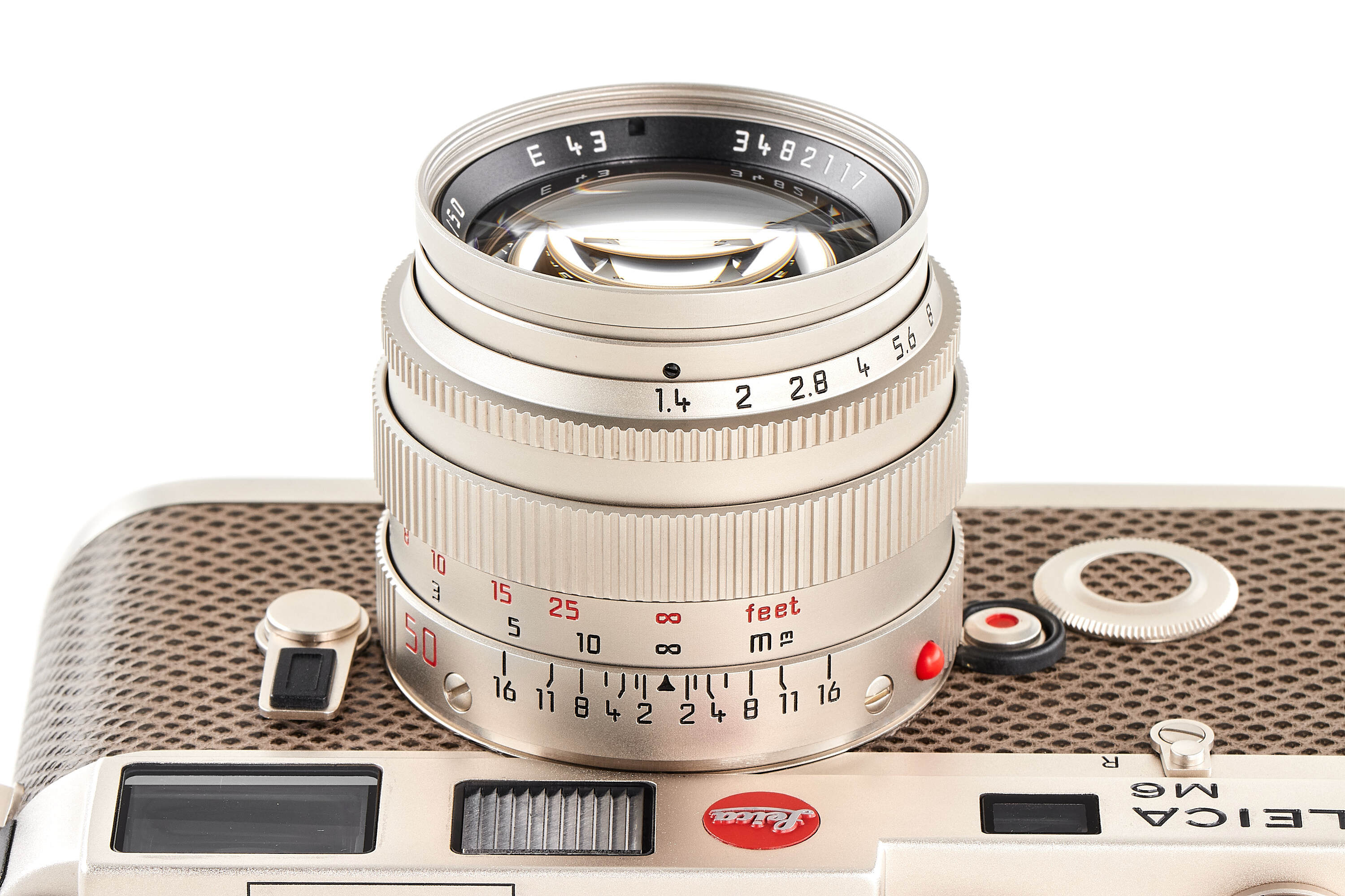 Leica M6 Platin '150 Years' set 10450 *