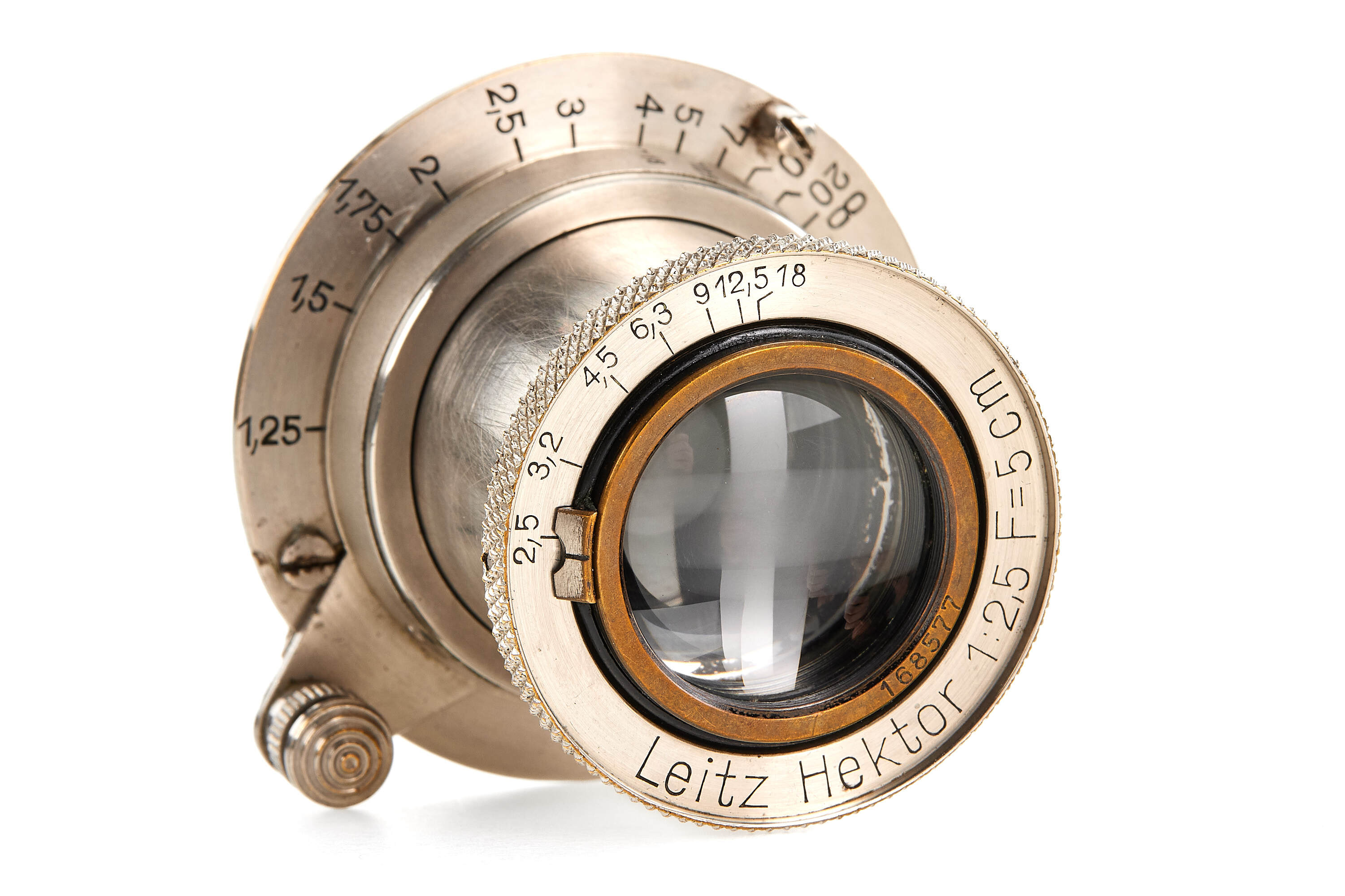 Hektor 2.5/5cm nickel