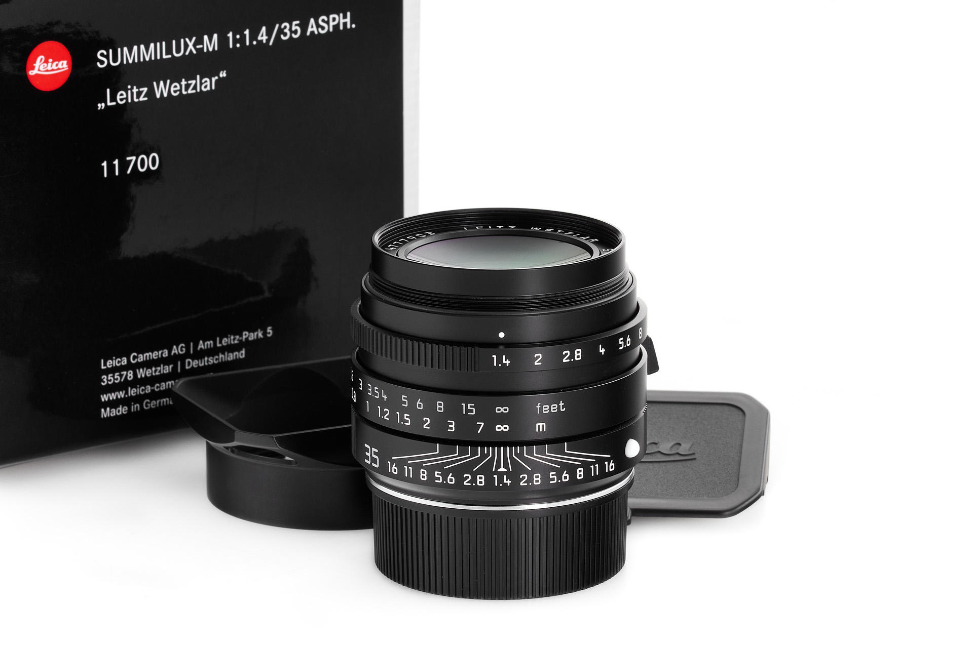 Summilux 1.4/35mm ASPH. black 'Leitz Wetzlar' 11700 Summilux 1.4/35mm ASPH. black 'Leitz Wetzlar' 11700