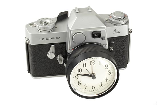 Leicaflex with Clock