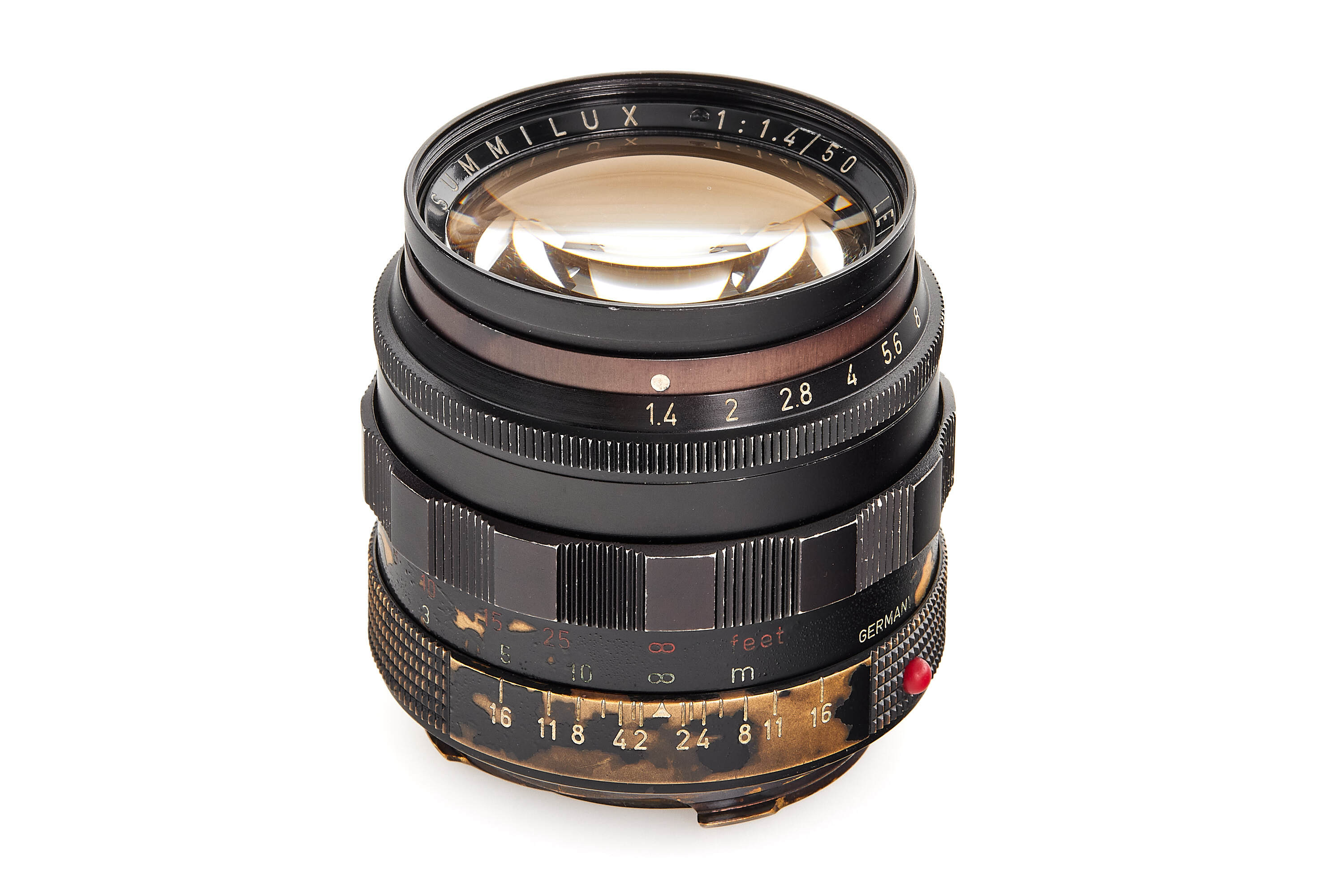 Summilux 1.4/50mm black paint / brass mount *