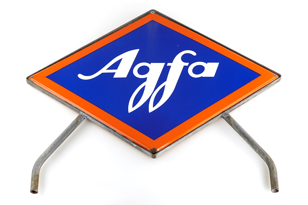 Agfa Enamel Sign