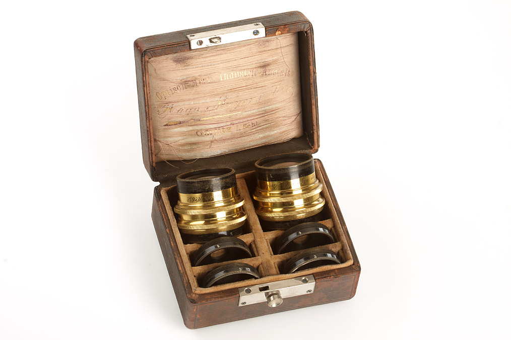 Hugo Meyer Stereo Objektiv Paar