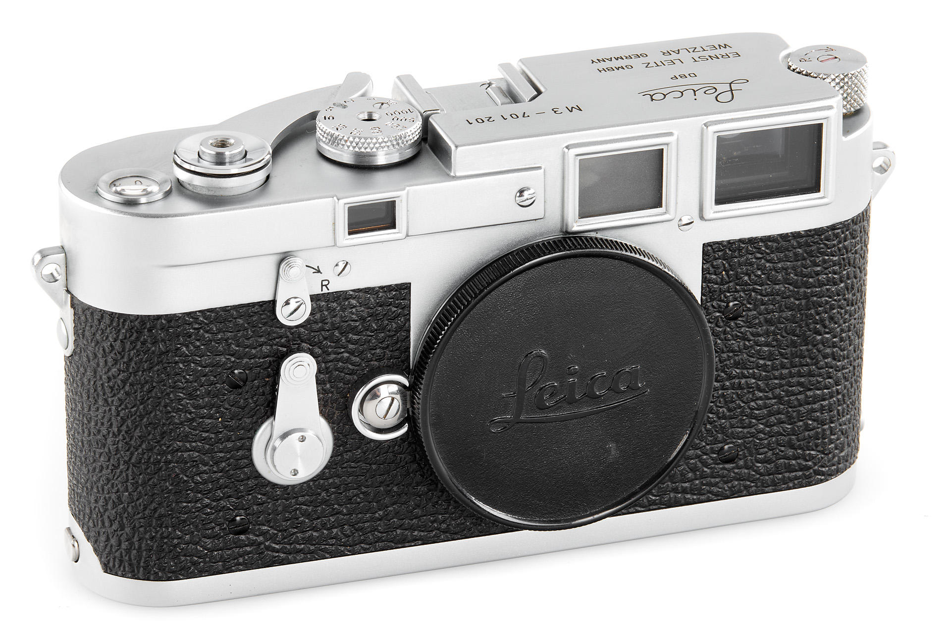 Leica M3 chrome no. 701201 Leica M3 chrome no. 701201