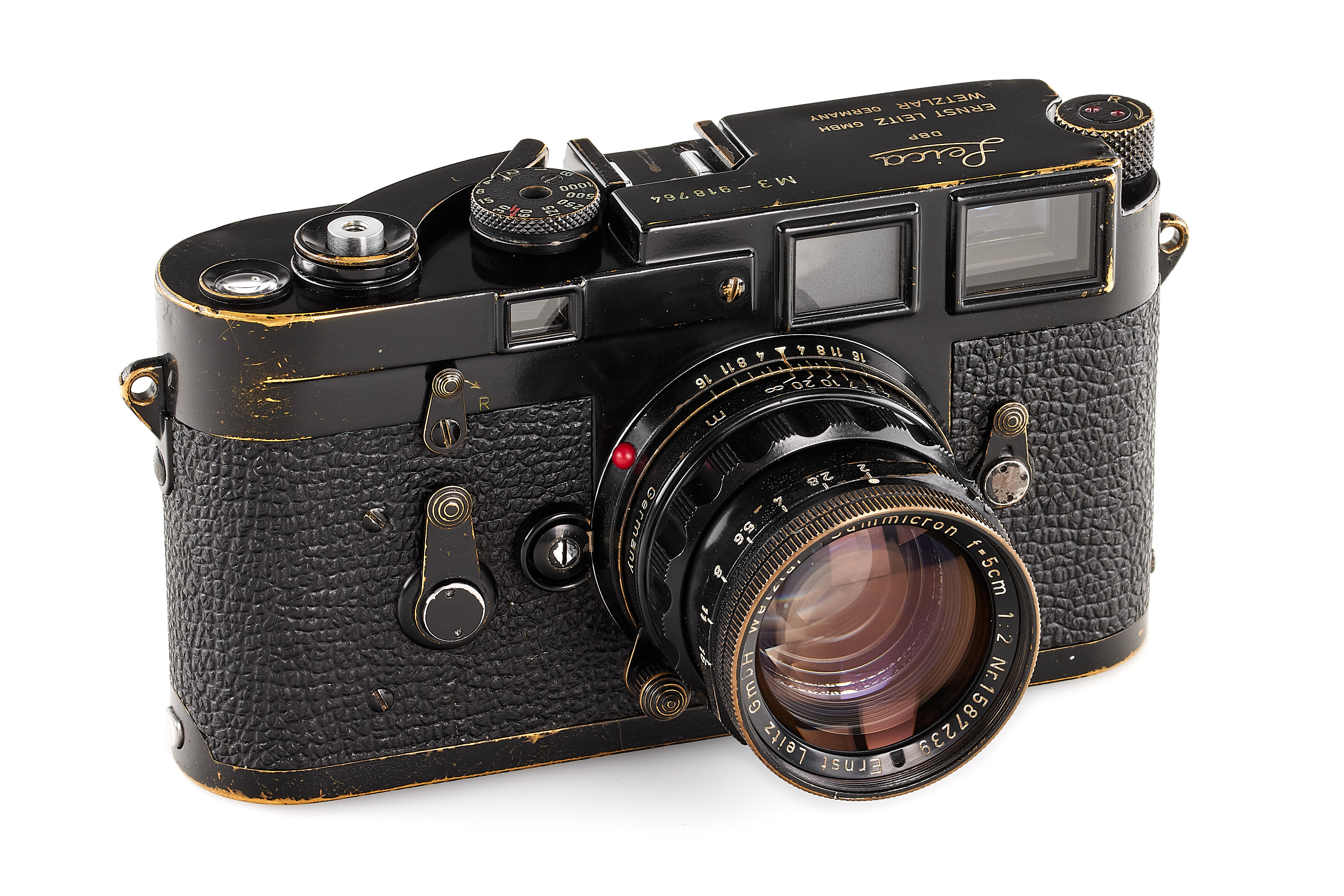 Leica M3 black paint Black Dial *