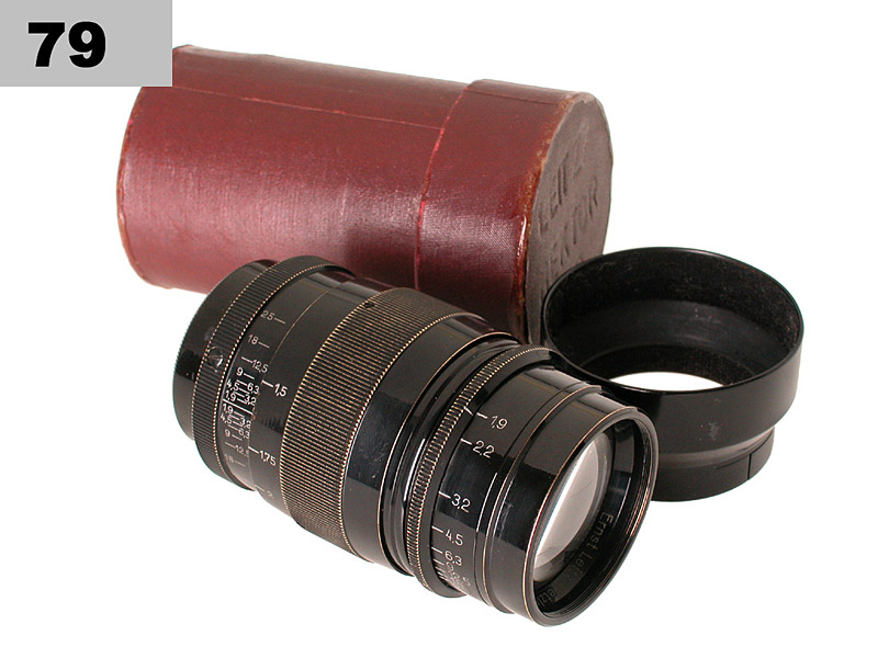 Hektor 1.9/7.3cm all  black