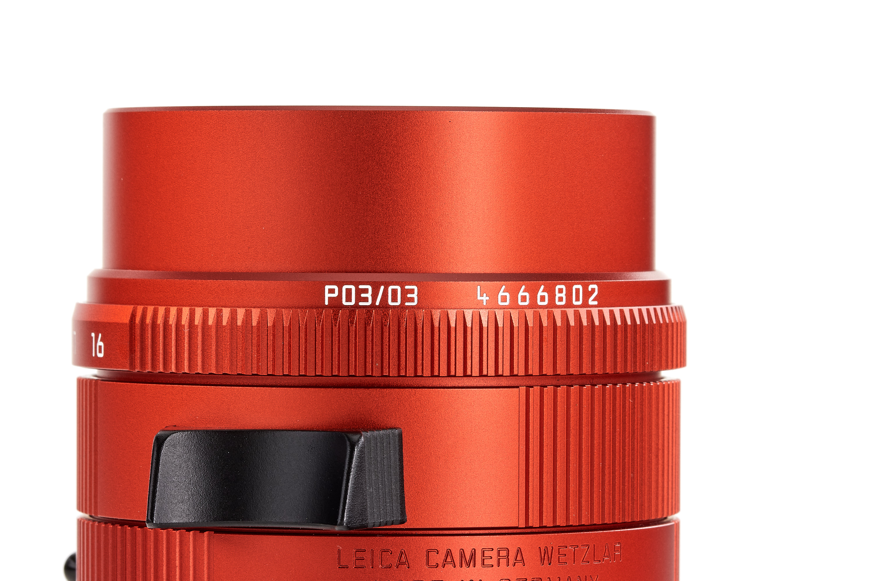Leica APO-Summicron-M 2/50mm ASPH. Red Anodized Prototype *