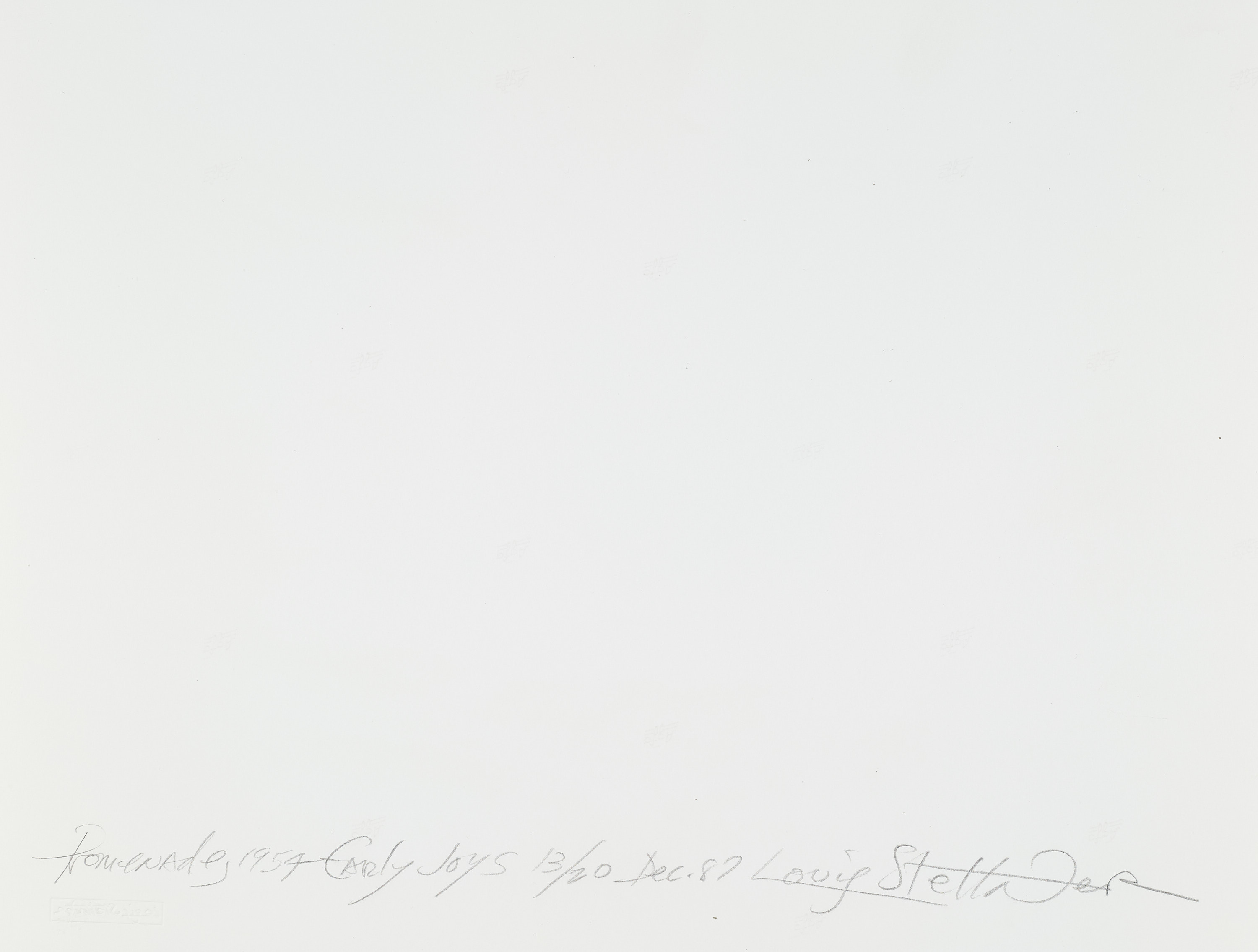 LOUIS STETTNER (1922–2016) - Brooklyn Promenade, New York 1954
