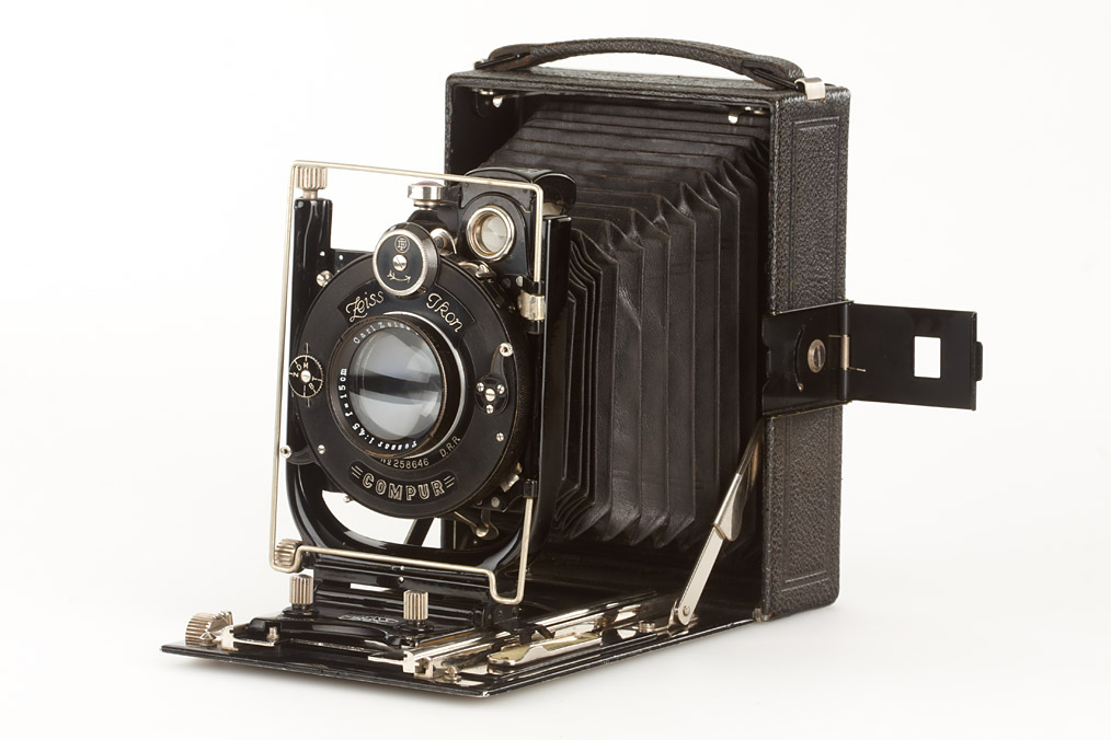 ★希少品★ ZEISS IKON ideal 250 Zeiss Ikon Ideal 250/7 Folding 9x12 Plate Film Camera Rare