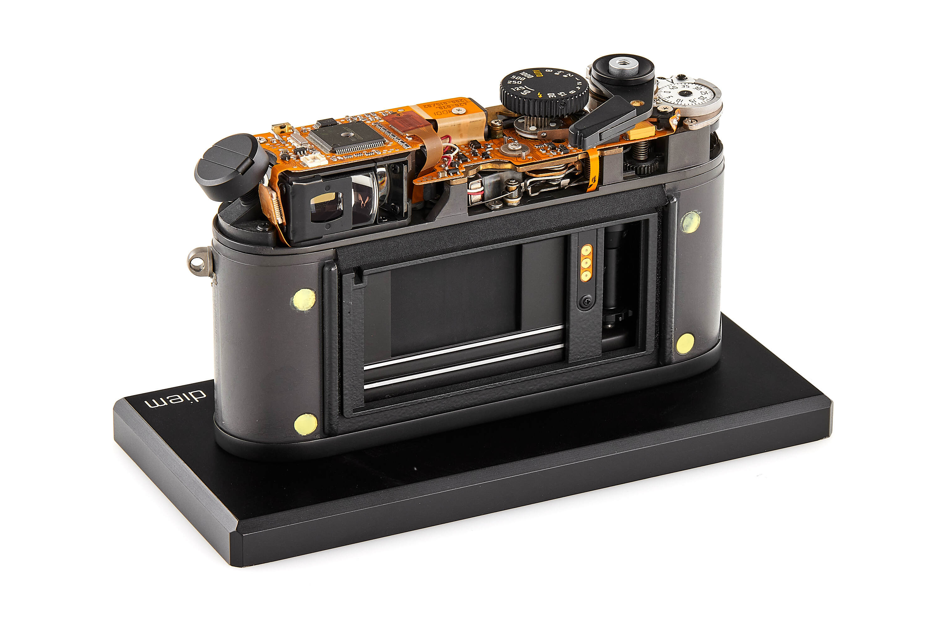 Leica M7 black cut-away model
