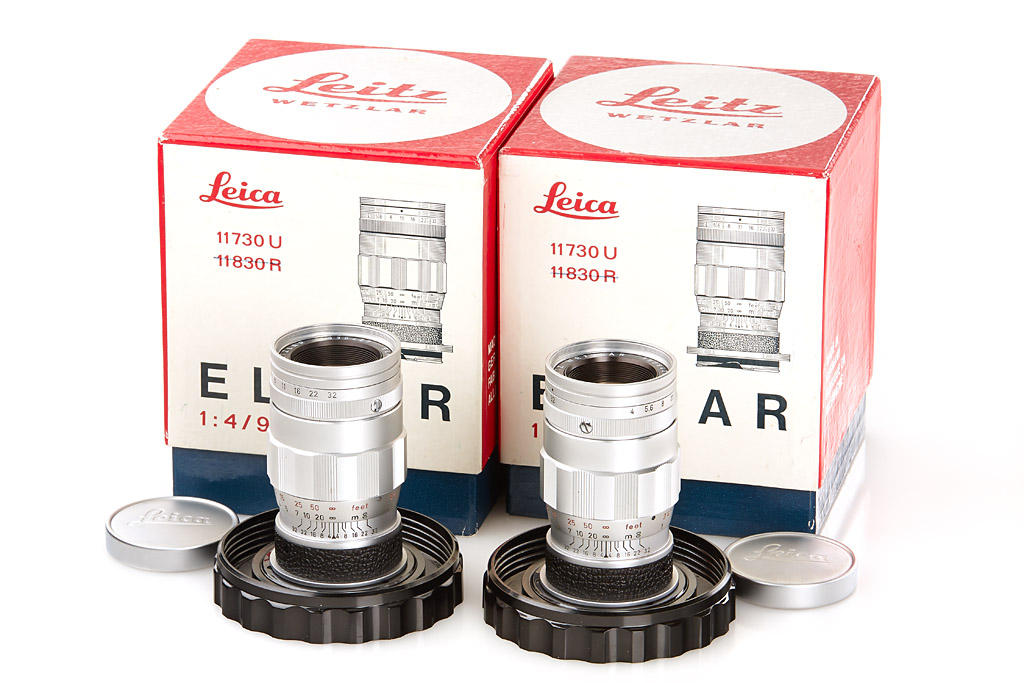 Elmar 4/90mm '3-Element' pair