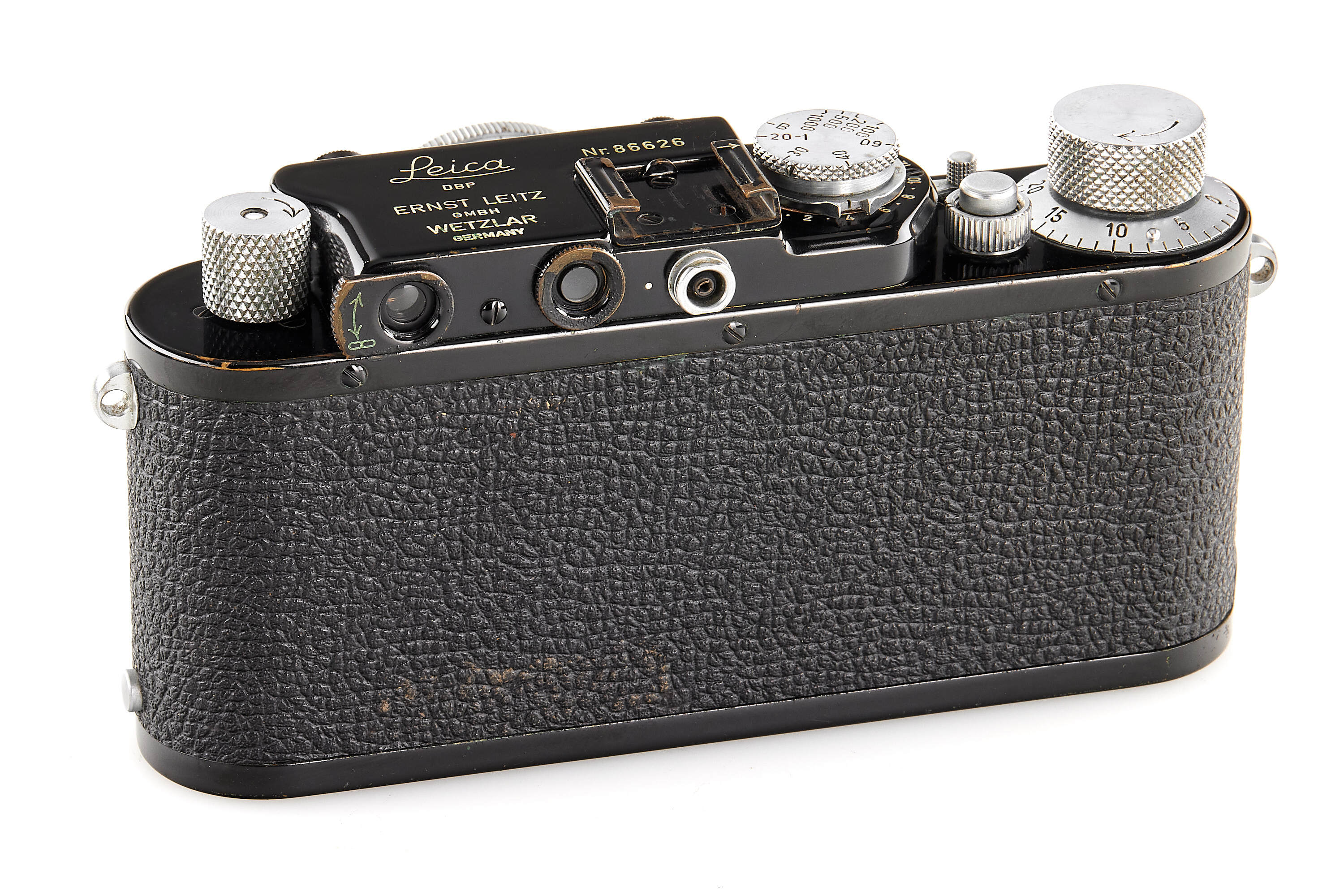 Leica IIIa syn. black/chrome with Summar 2/5cm *