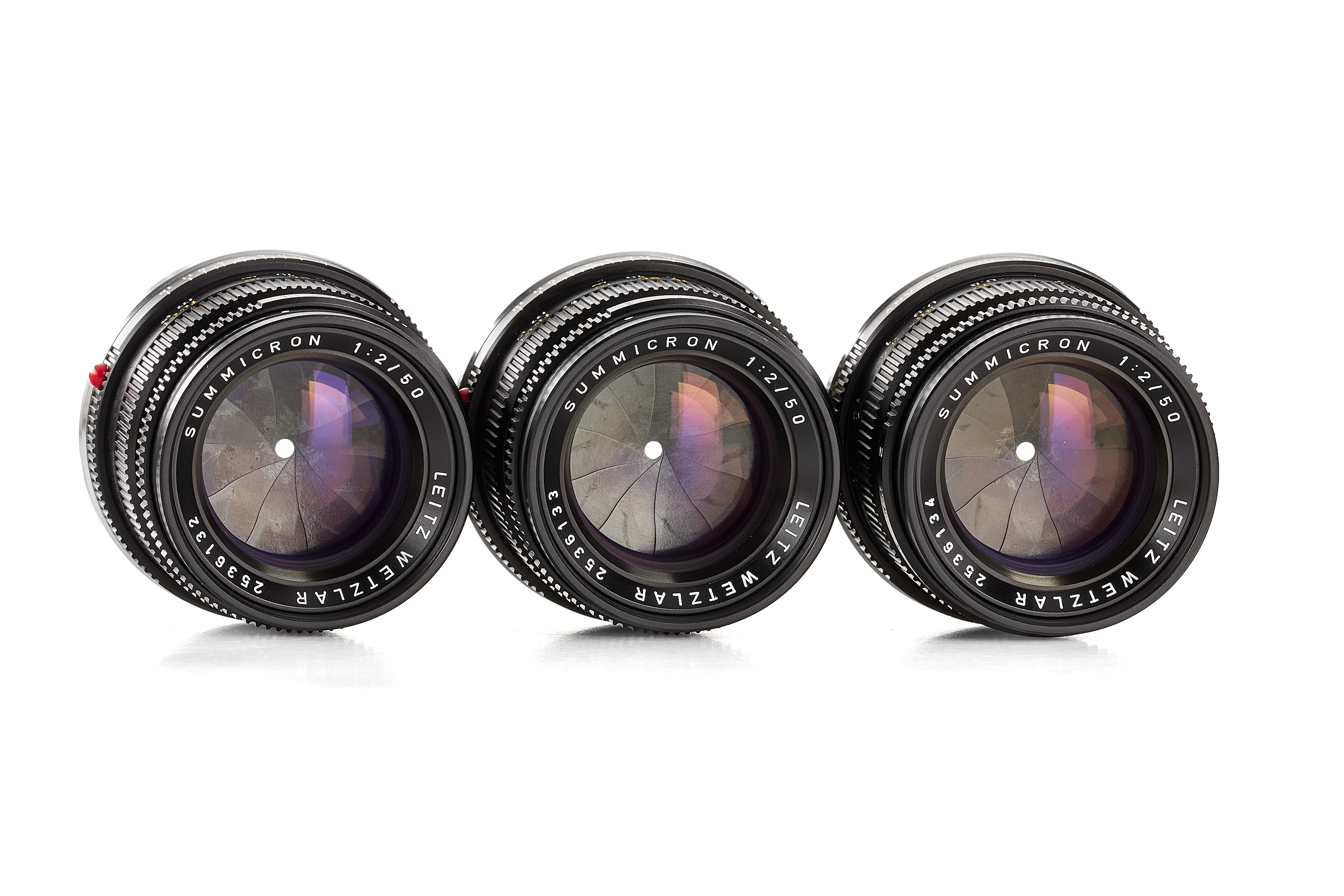 Three Leica M4 black Consecutive Numbers Set *