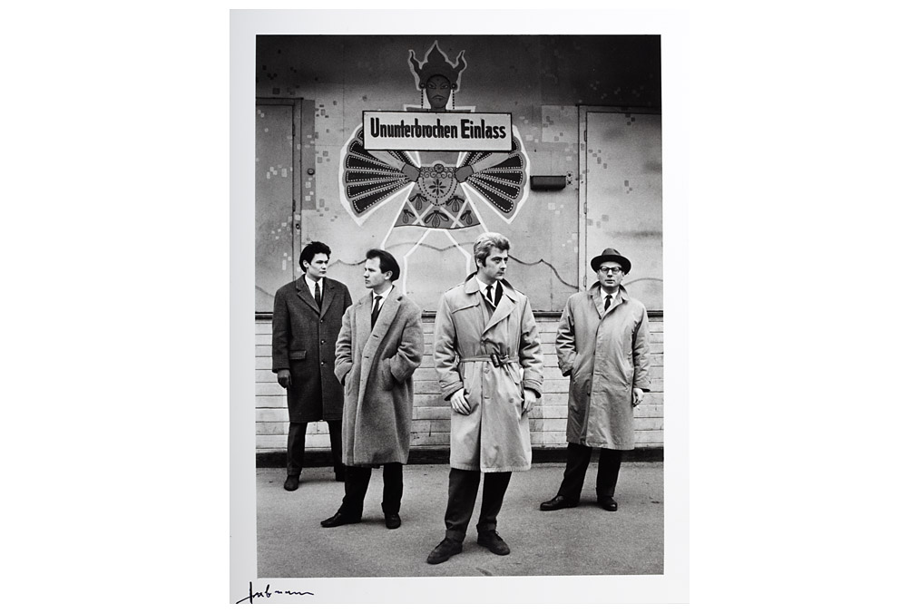 Circle of painters of Viennese Fantastic Realism at the Prater (Helmut Leherb, Anton Lehmden, Wolfgang Hutter, Rudolf Hausner), Franz Hubmann (1914 - 2007)