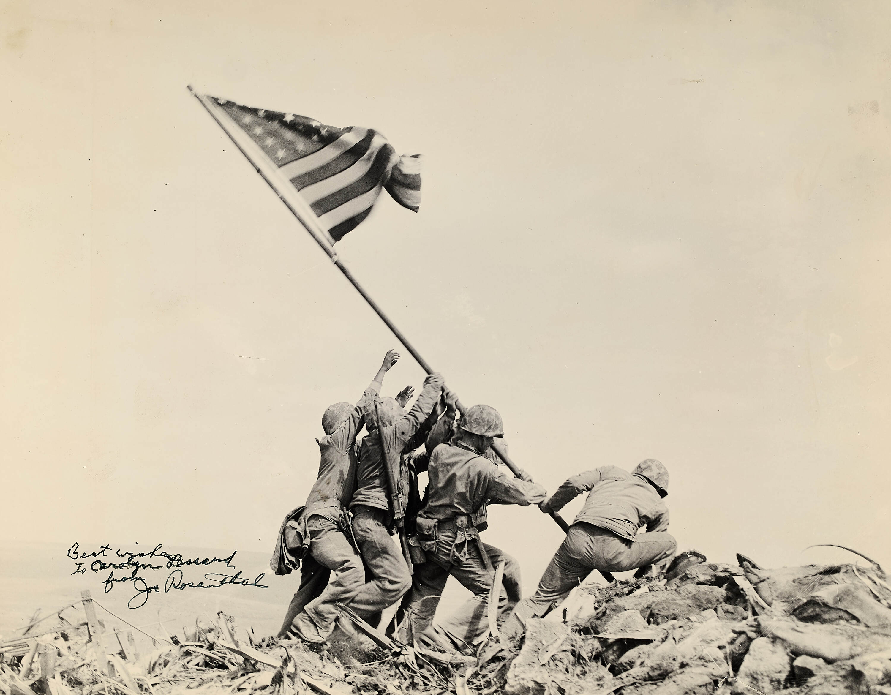 JOE ROSENTHAL (1911–2006) - Raising the Flag on Iwo Jima, 1945
