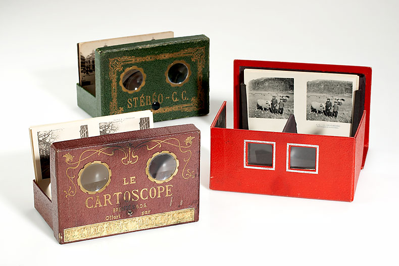 French Cardboard Stereoscopes (various) French Cardboard Stereoscopes (various)