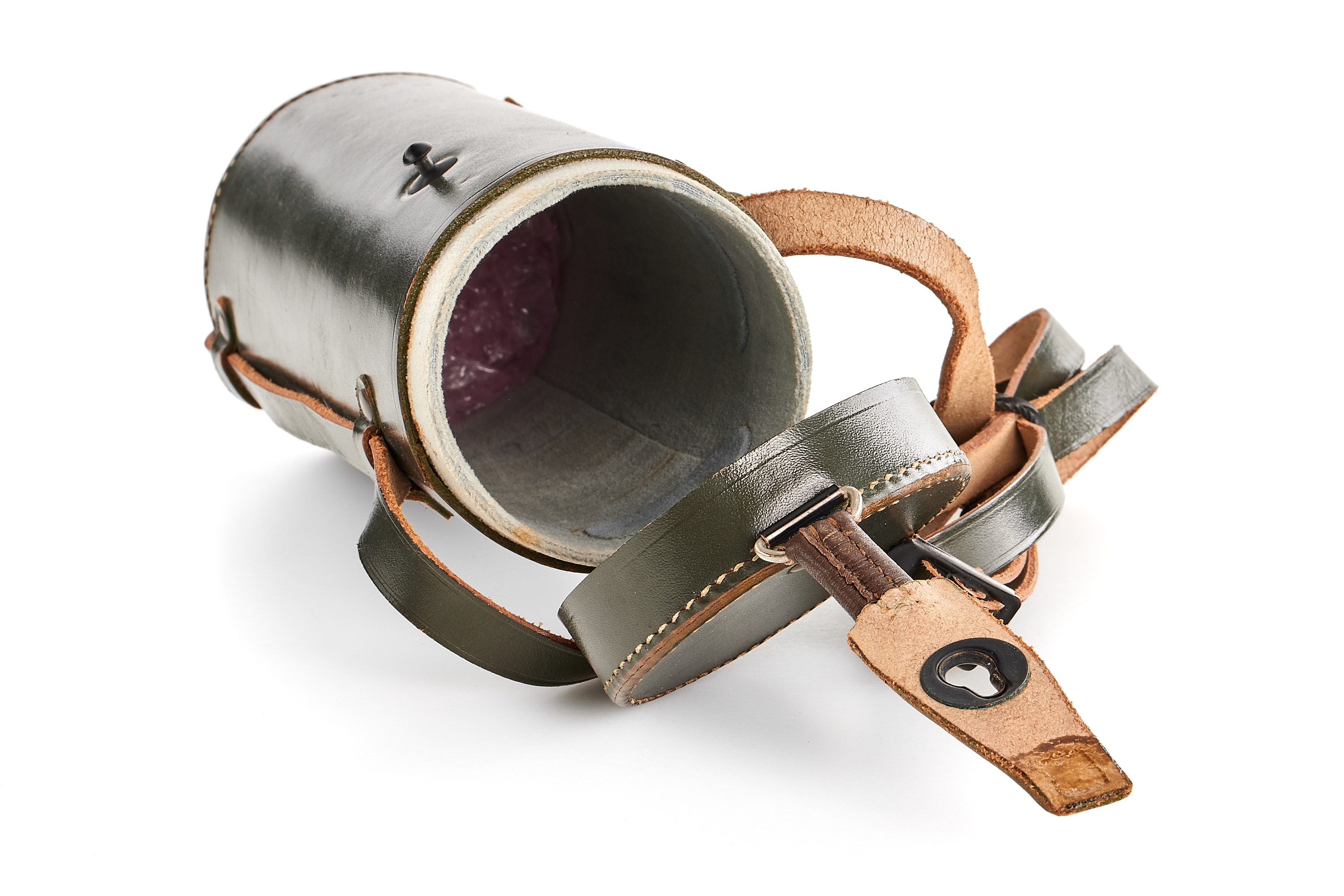 Leica Olive Green Leather Keeper for 13.5cm “Bundeseigentum” Lens *