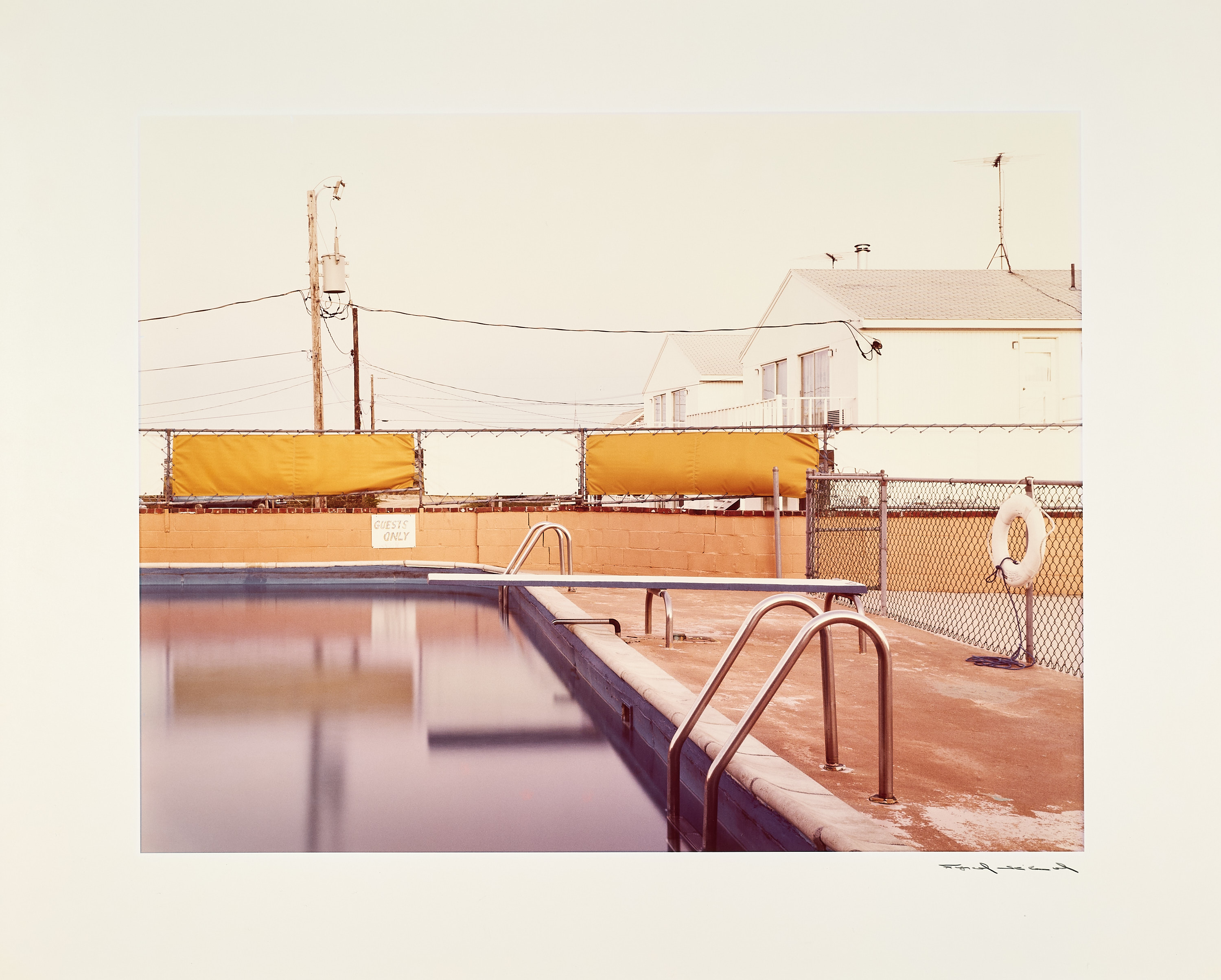ALFRED SEILAND (* 1952) - Swimmingpool, Provincetown, Massachussetts 1979