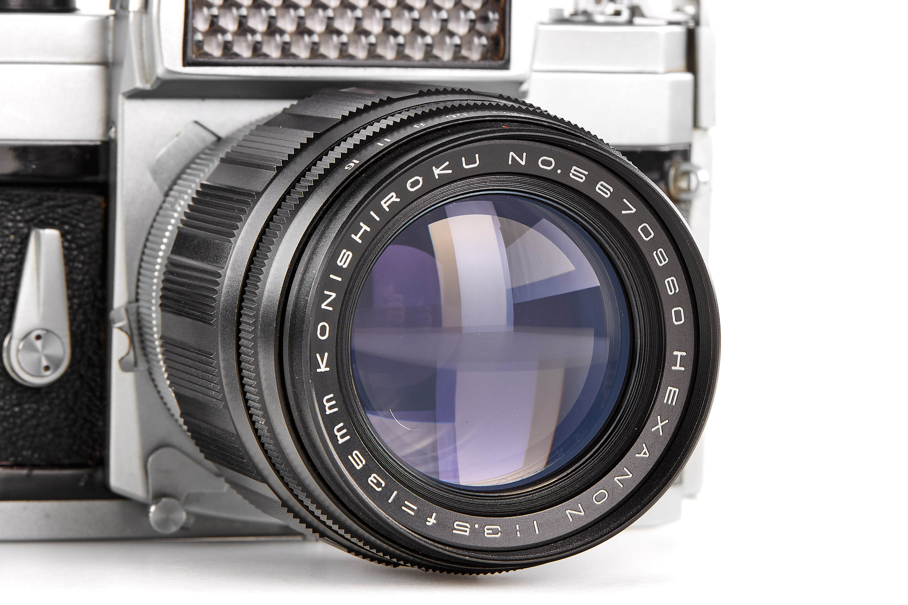 Konica F with Hexanon 3.5/135mm *