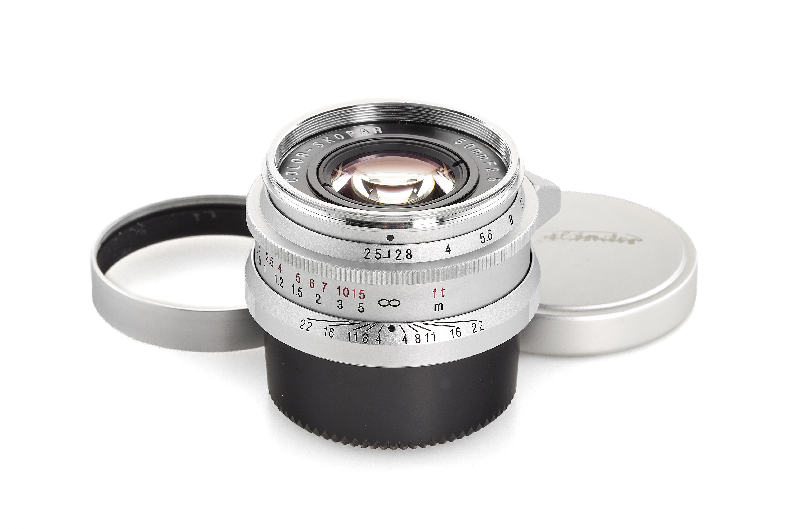 Voigtländer f. M39 Color-Skopar 2.5/50mm chrome