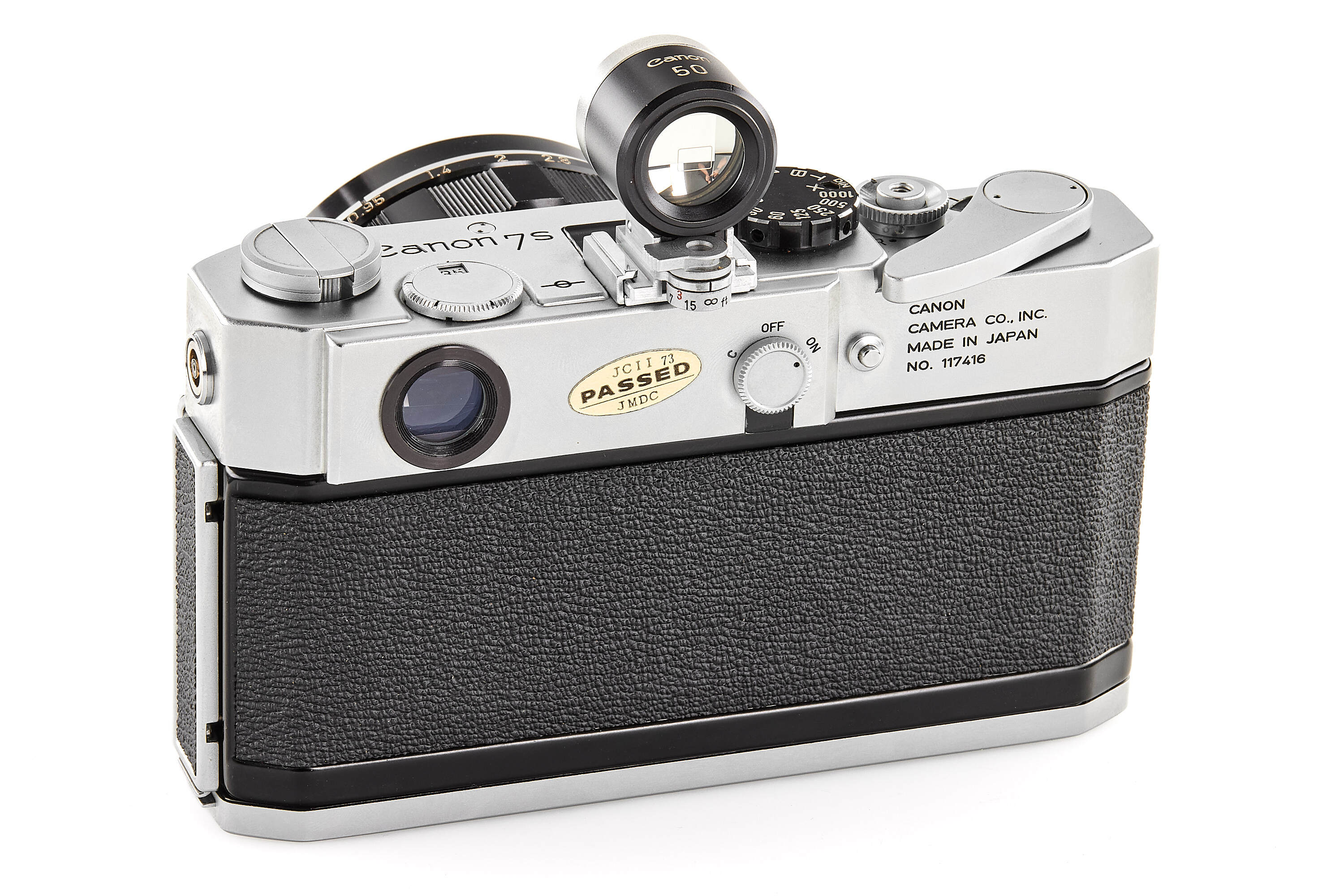 Canon 7s chrome with 0.95/50mm
