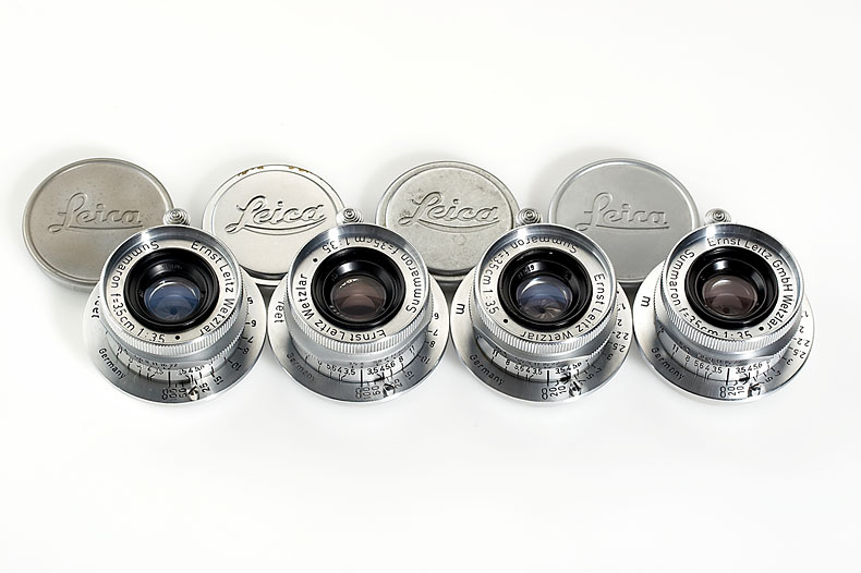 Summaron  3.5/3.5cm (various) Summaron  3.5/3.5cm (various)