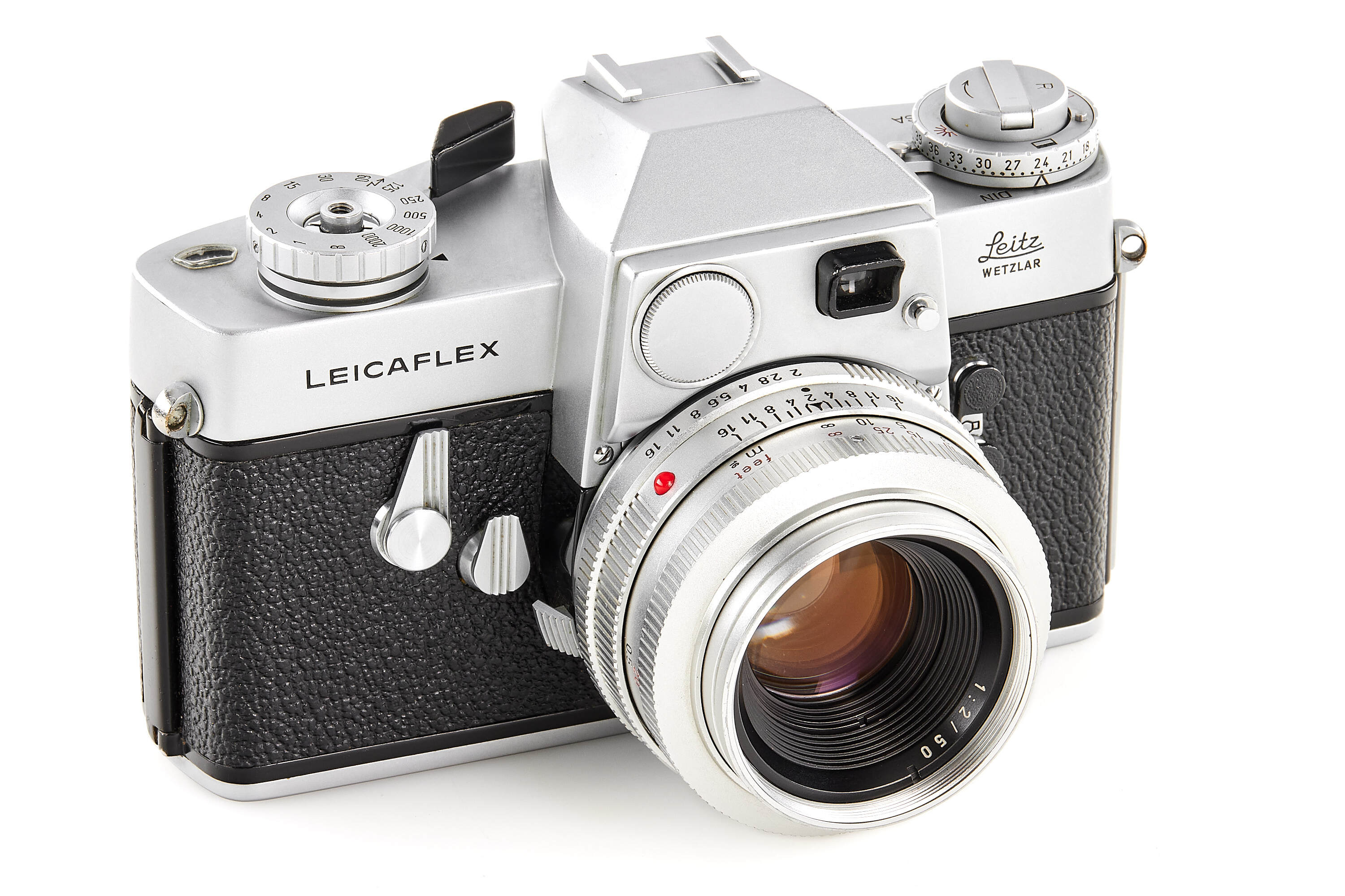 Leicaflex chrome Pre-Series with Summicron 2/50mm Pre-Series