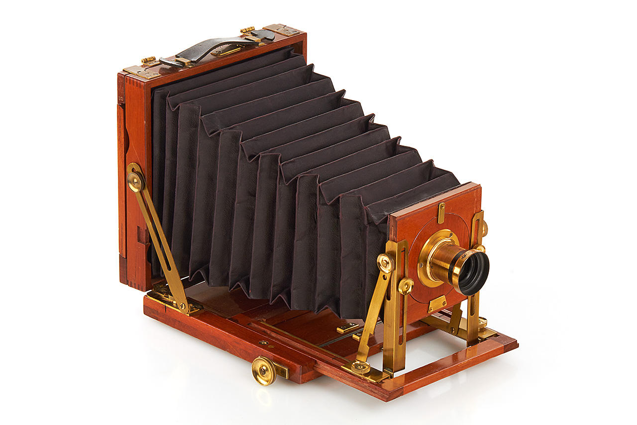 Unmarked Mahogany Field Camera