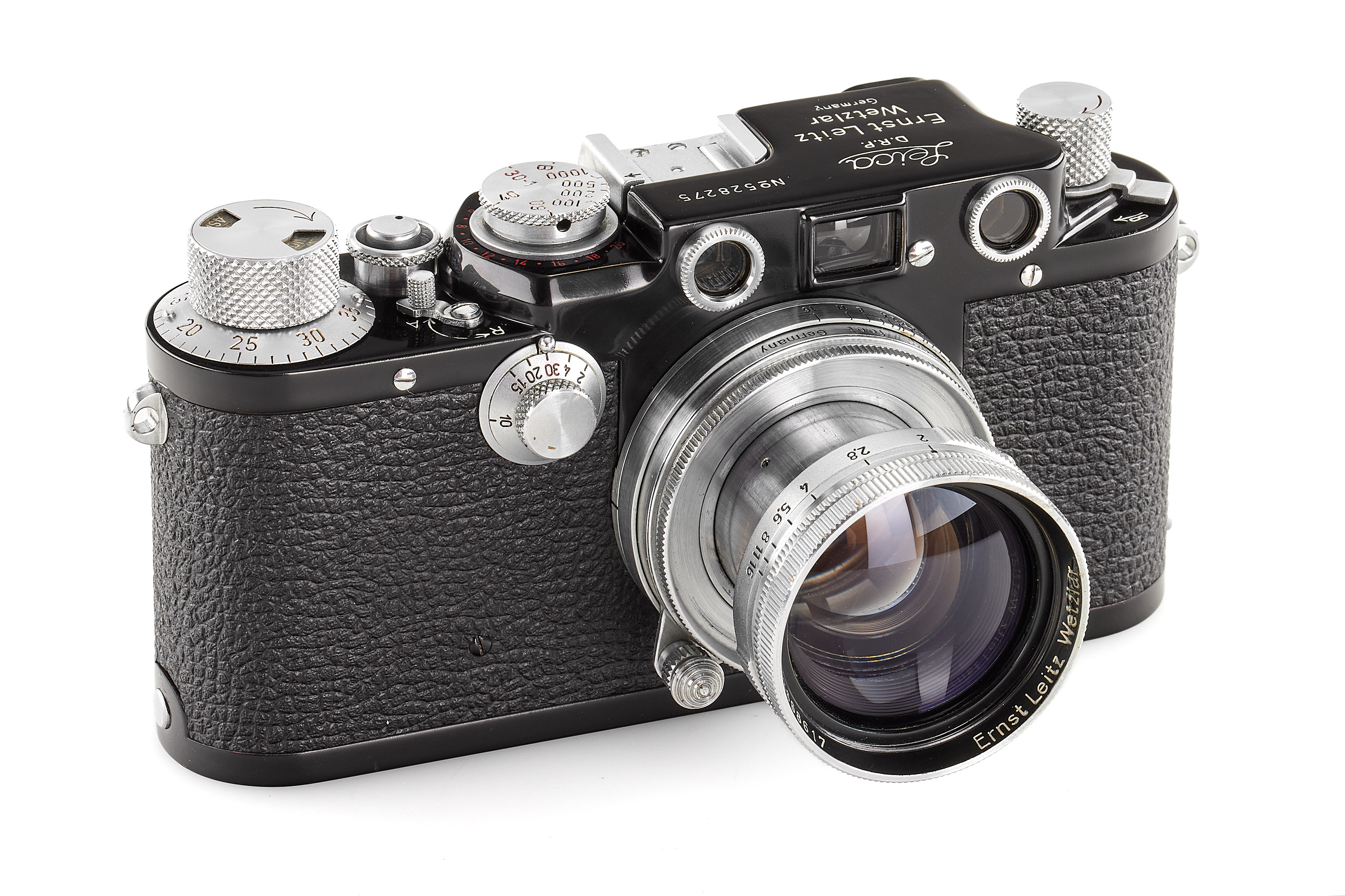 Leica IIIf black paint