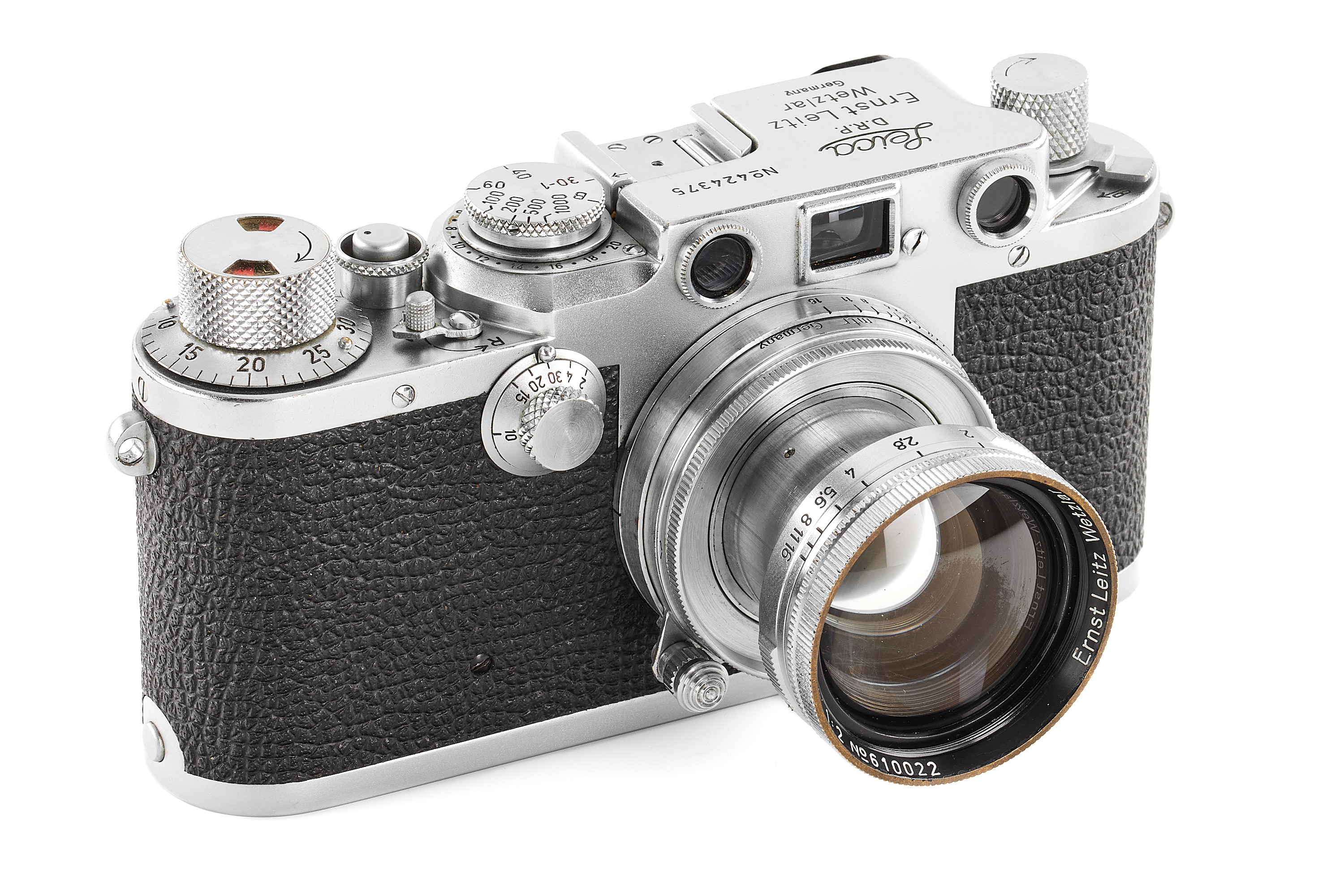 Leica IIIc syn. chrome 'Property US. Government'
