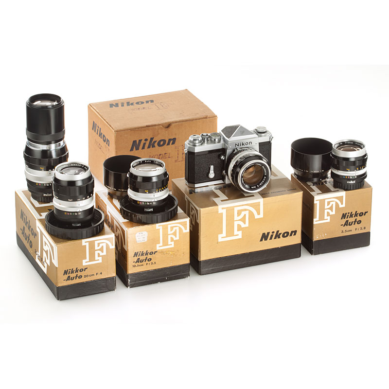 Nikon F Eyelevel Chrome outfit