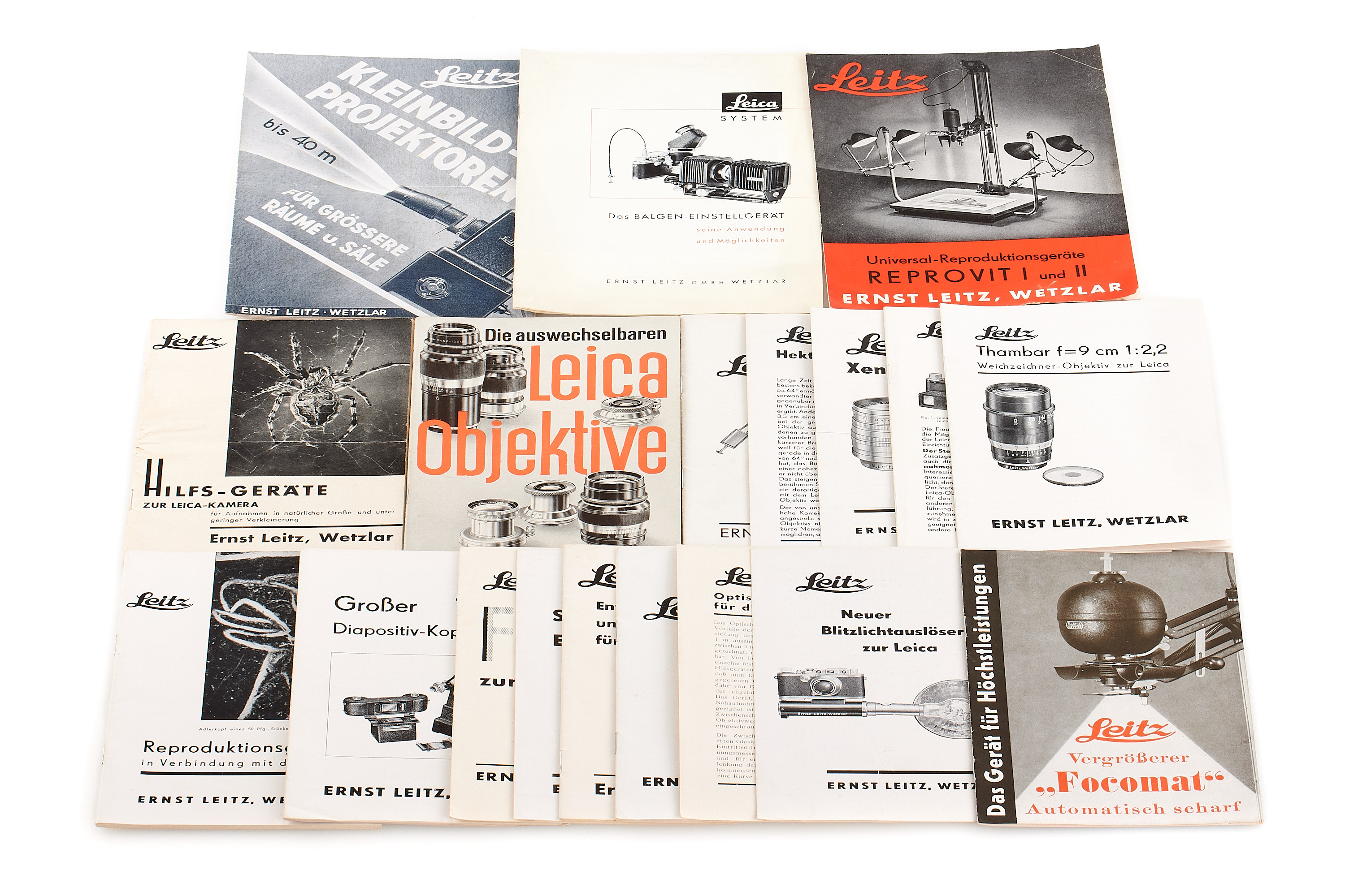 Leica product leaflet various