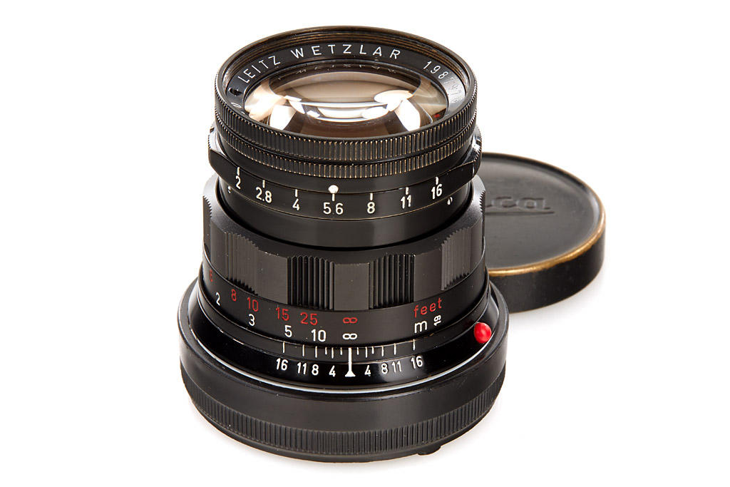 Summicron 2/50mm black paint