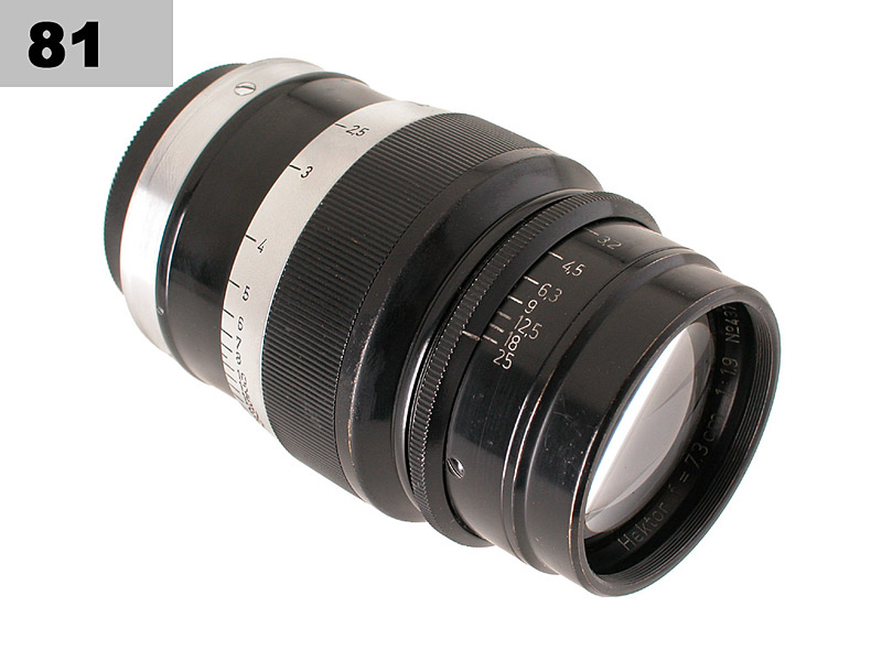 Hektor 1.9/7.3cm  black/chrome