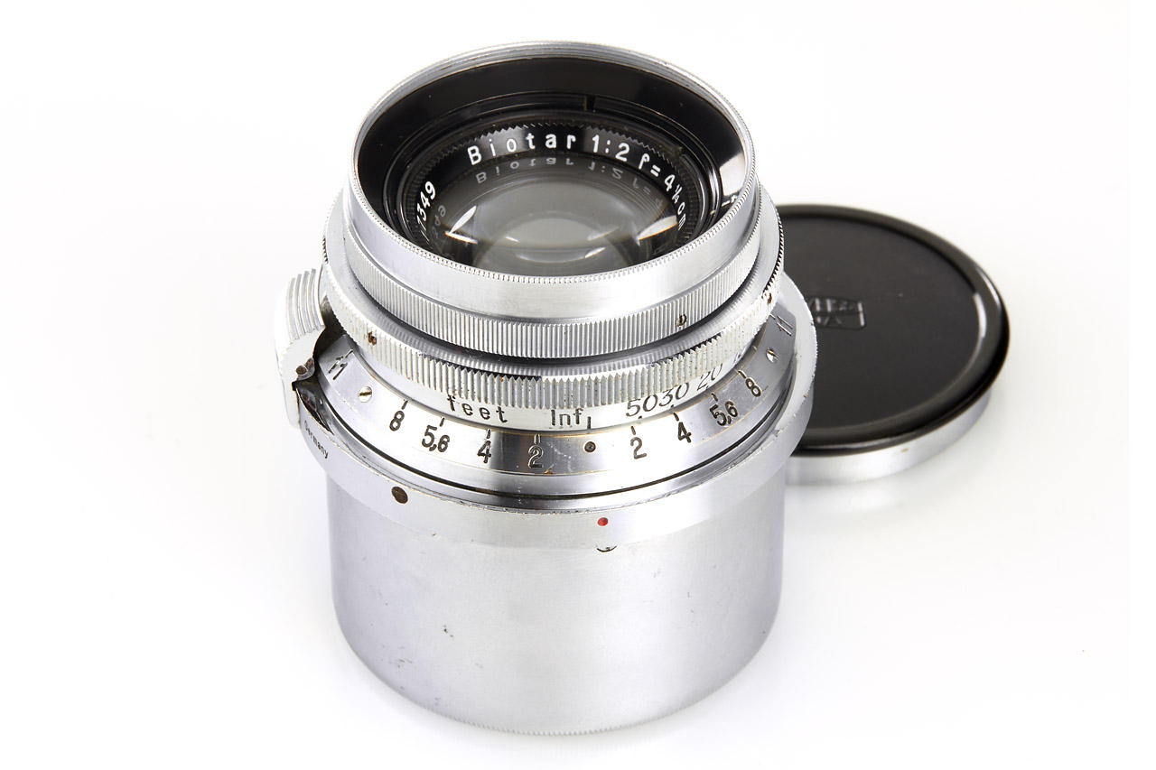 Carl Zeiss Jena Biotar 2/4 1/4cm chrome