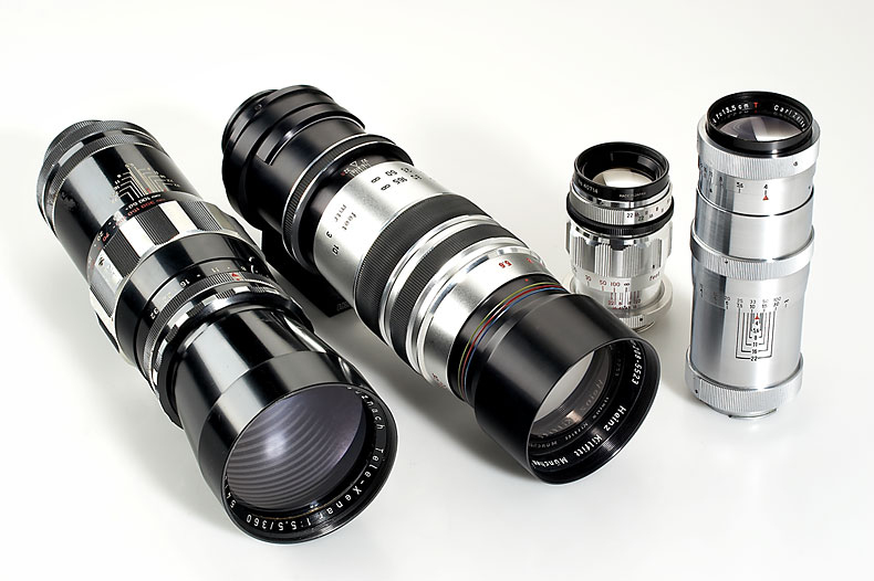 Various lenses f. Exakta Various lenses f. Exakta