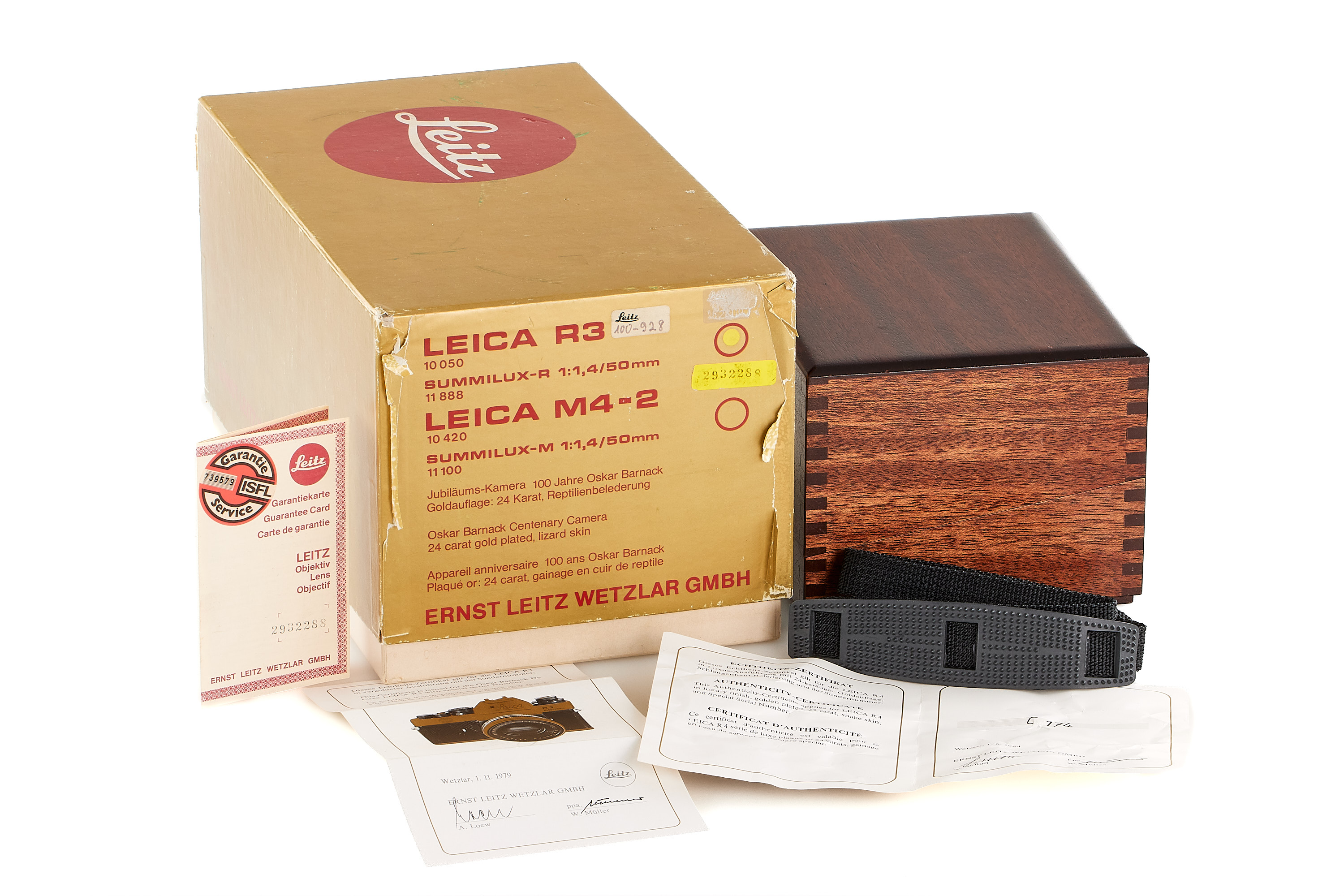Leica R3 Gold 'Oskar Barnack' *