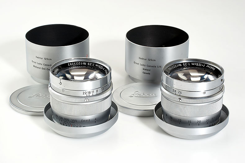 Hektor  2.5/12.5cm Midland (various) Hektor  2.5/12.5cm Midland (various)