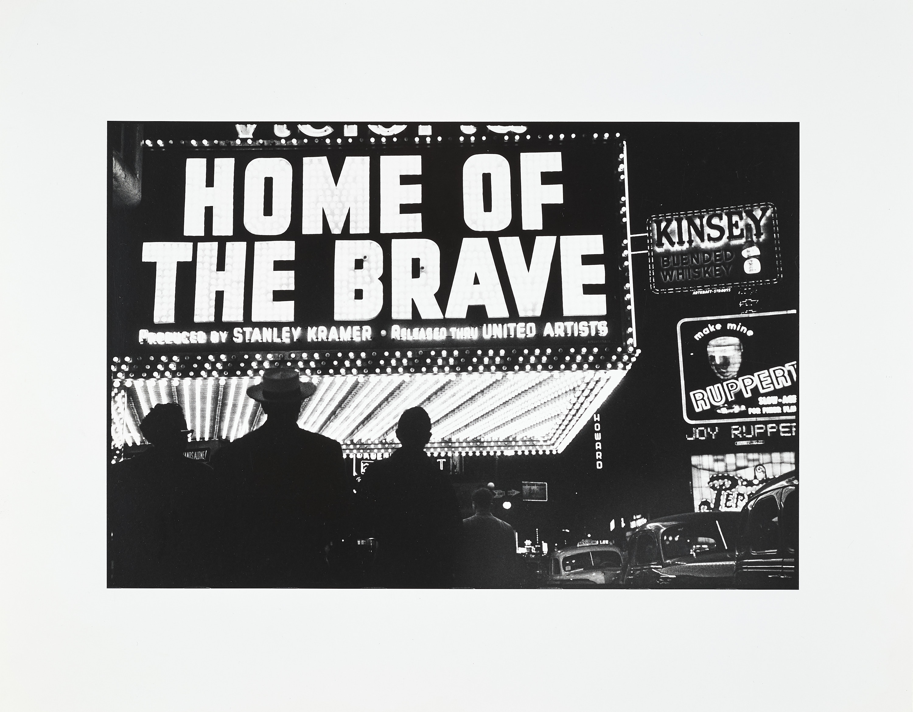 LOUIS FAURER (1916–2001) - "Home of the Brave", Times Square, New York 1950