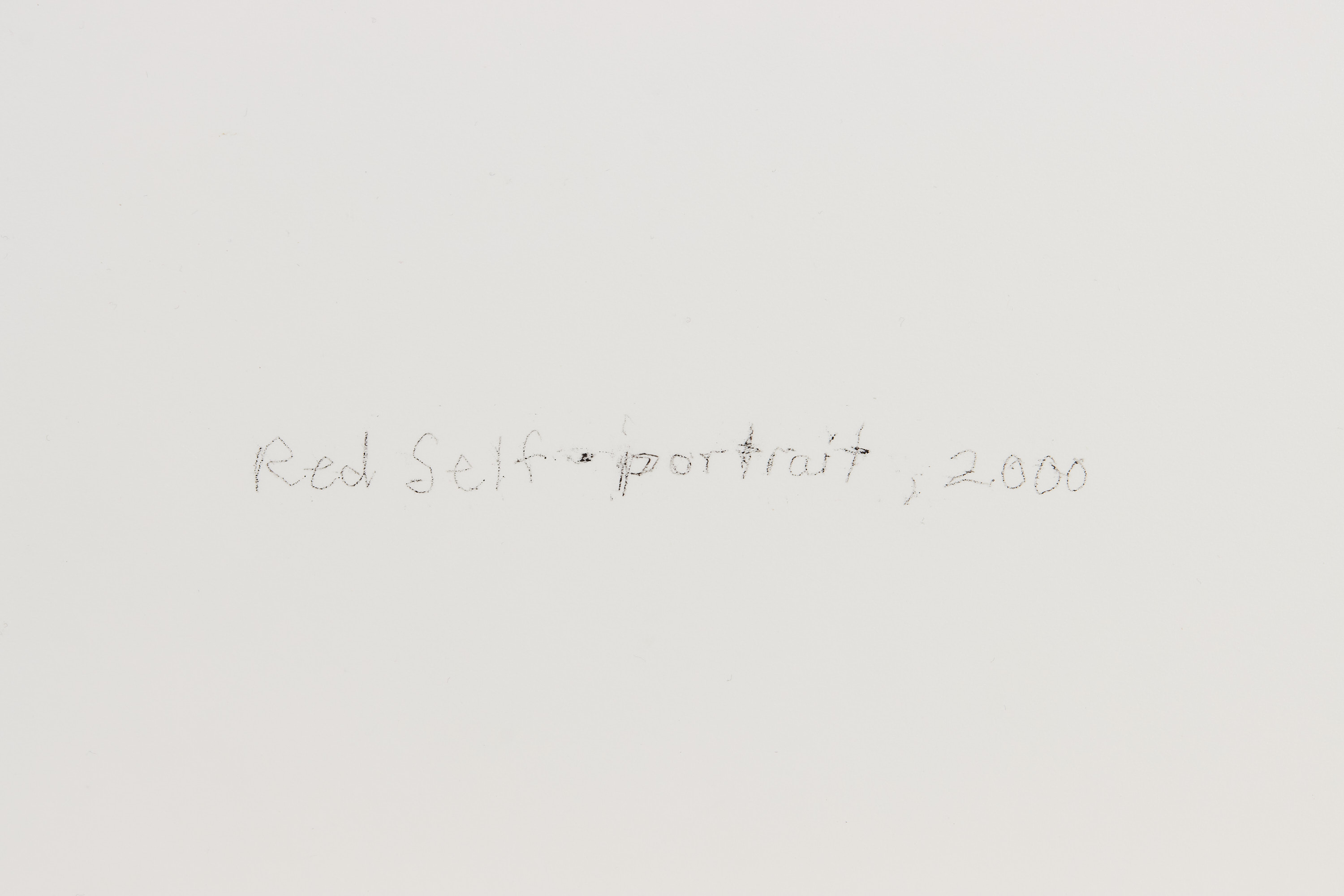 NAN GOLDIN (*1953) - Red self-portrait, Zurich 2000