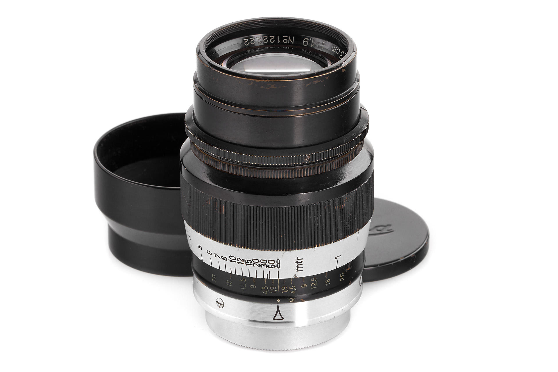 Hektor 1.9/7.3cm HEKON black/chrome no.122222 * Hektor 1.9/7.3cm HEKON black/chrome no.122222 *