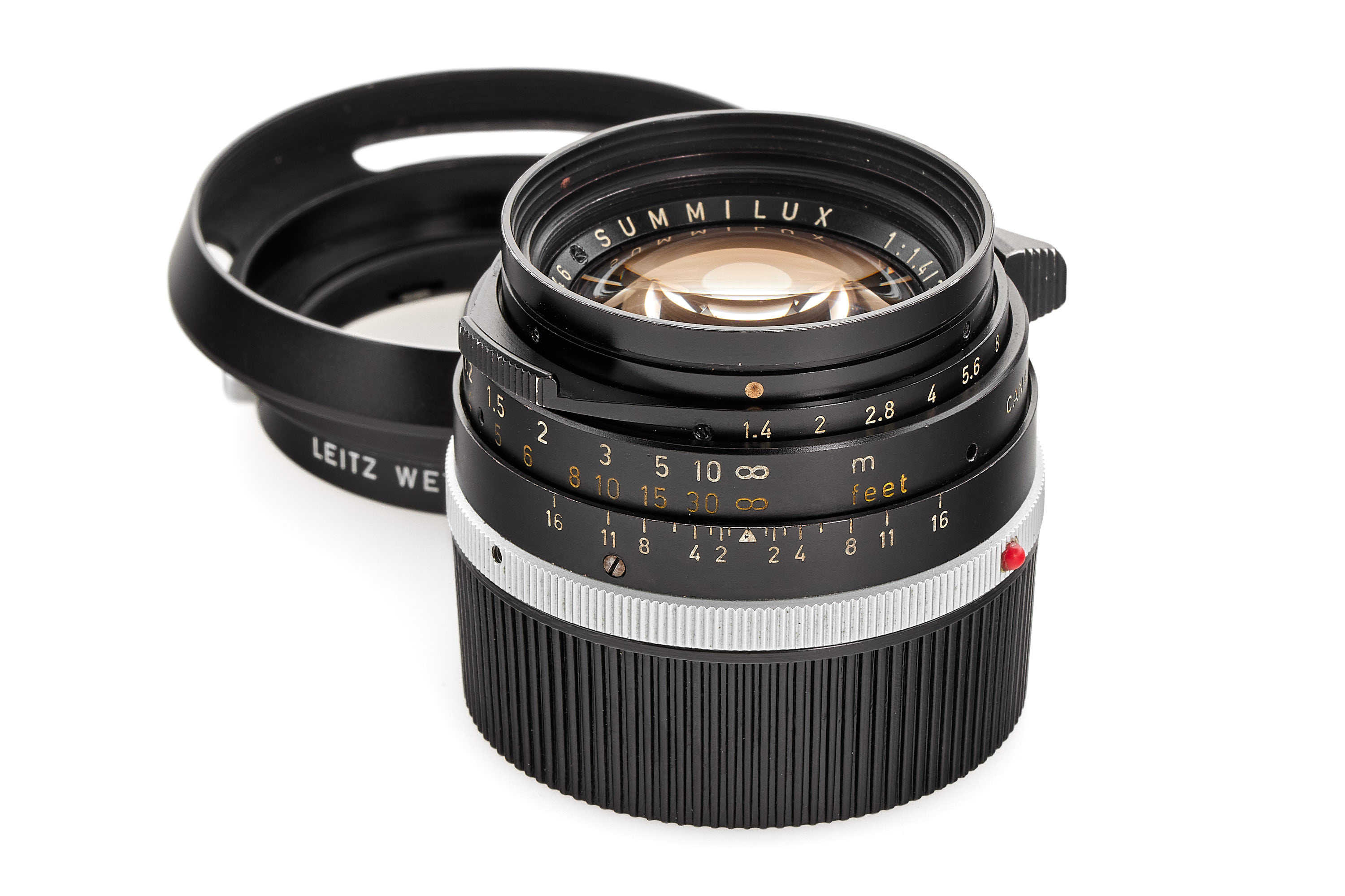 Summilux 1.4/35mm 11870 black/silver infinity lock