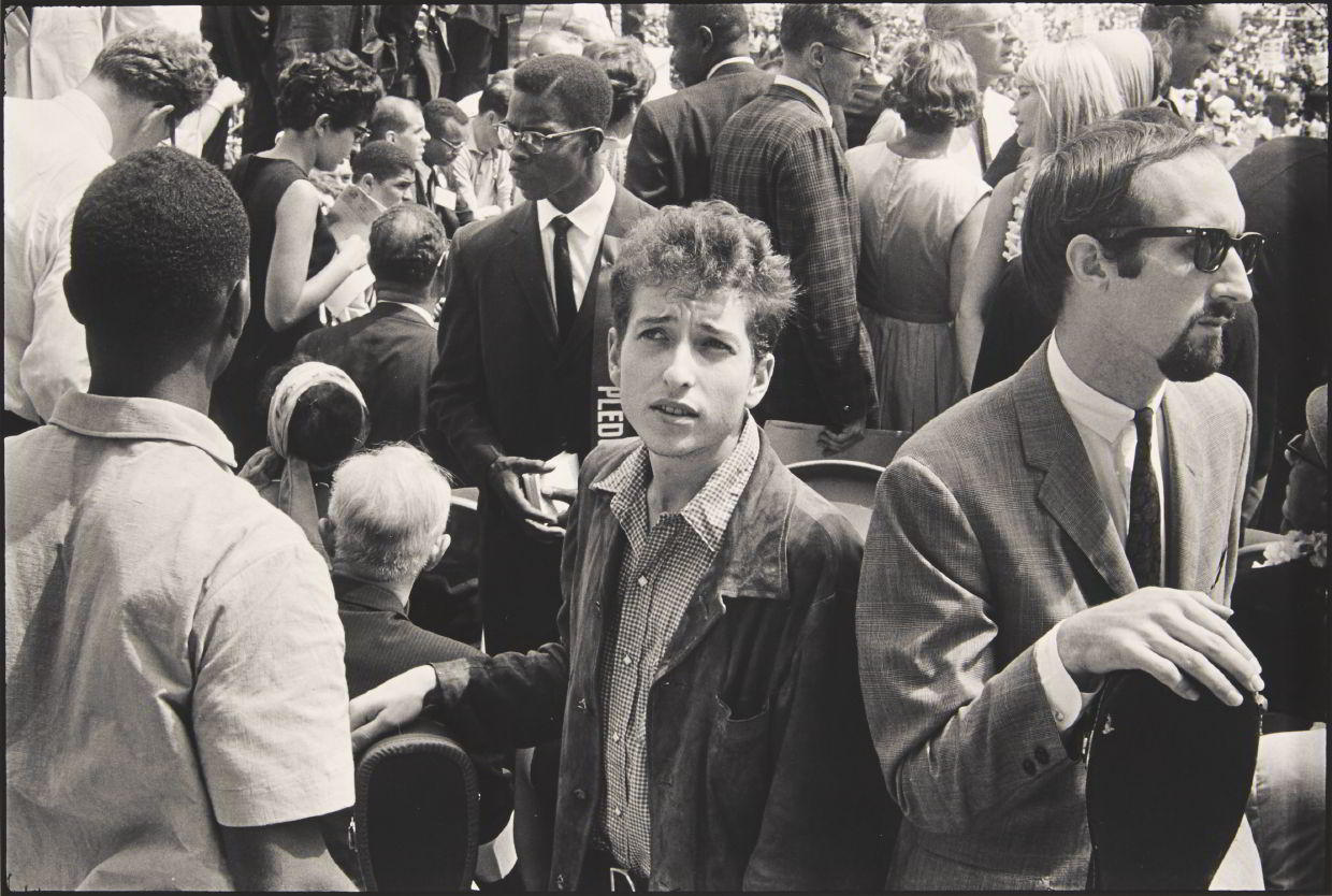 DANNY LYON (* 1942) Bob Dylan, March in Washington, 1963 * DANNY LYON (* 1942) Bob Dylan, March in Washington, 1963 *