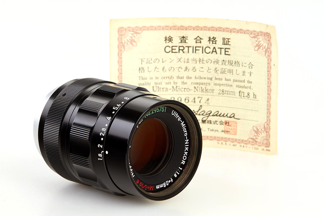 Nippon Kogaku 1.8/28mm Ultra-Micro-Nikkor